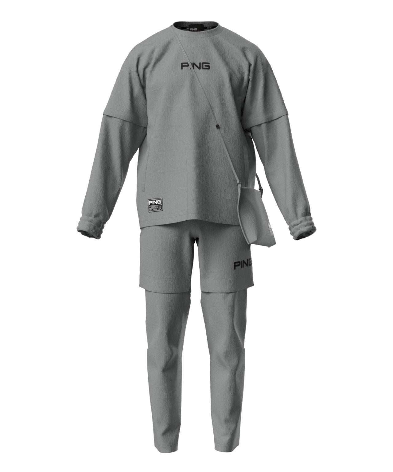【PING APPAREL】2WAYスニードジャック×2WAYパンツ <GOLD> (MENS)
