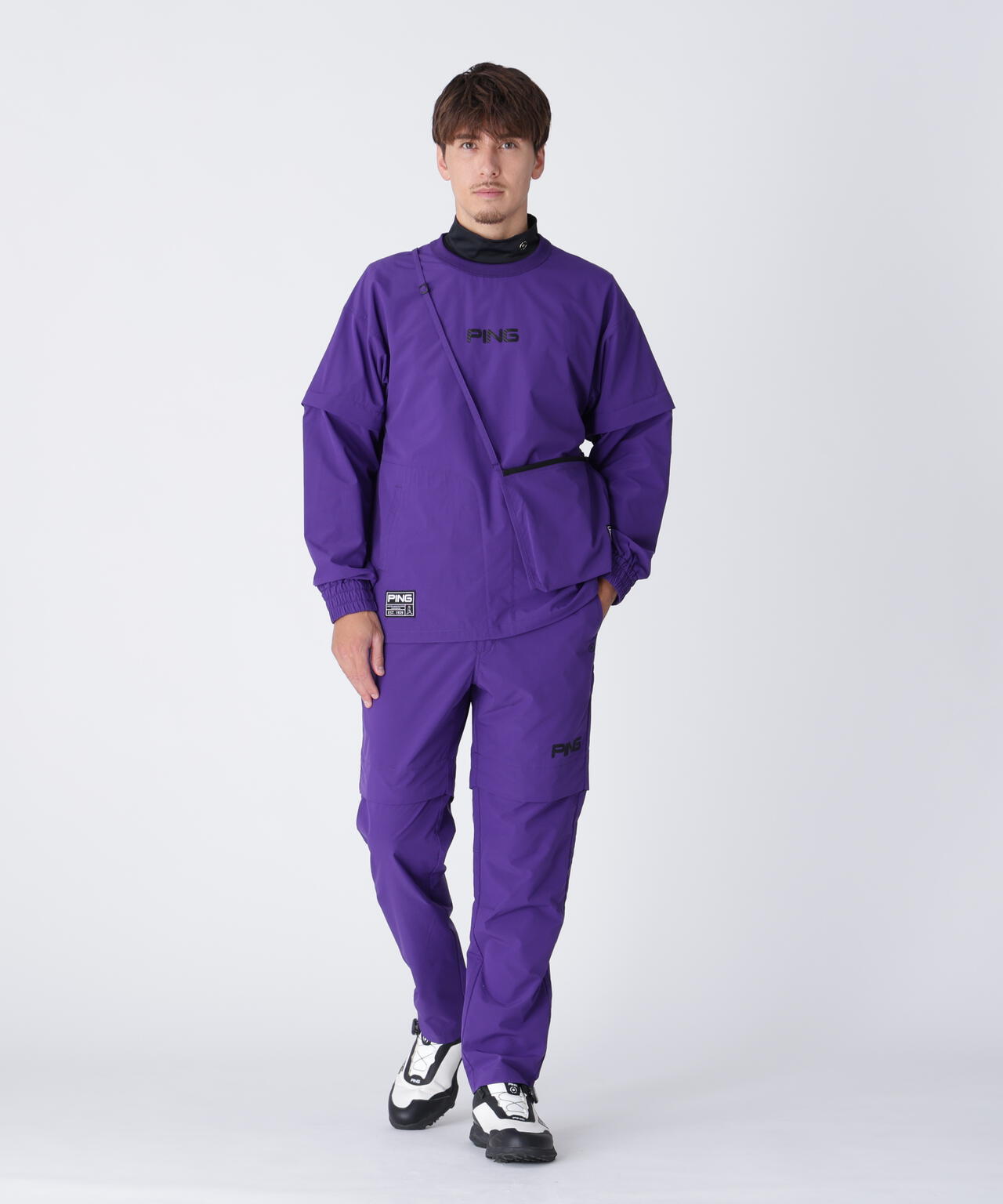 【PING APPAREL】2WAYスニードジャック×2WAYパンツ <GOLD> (MENS)