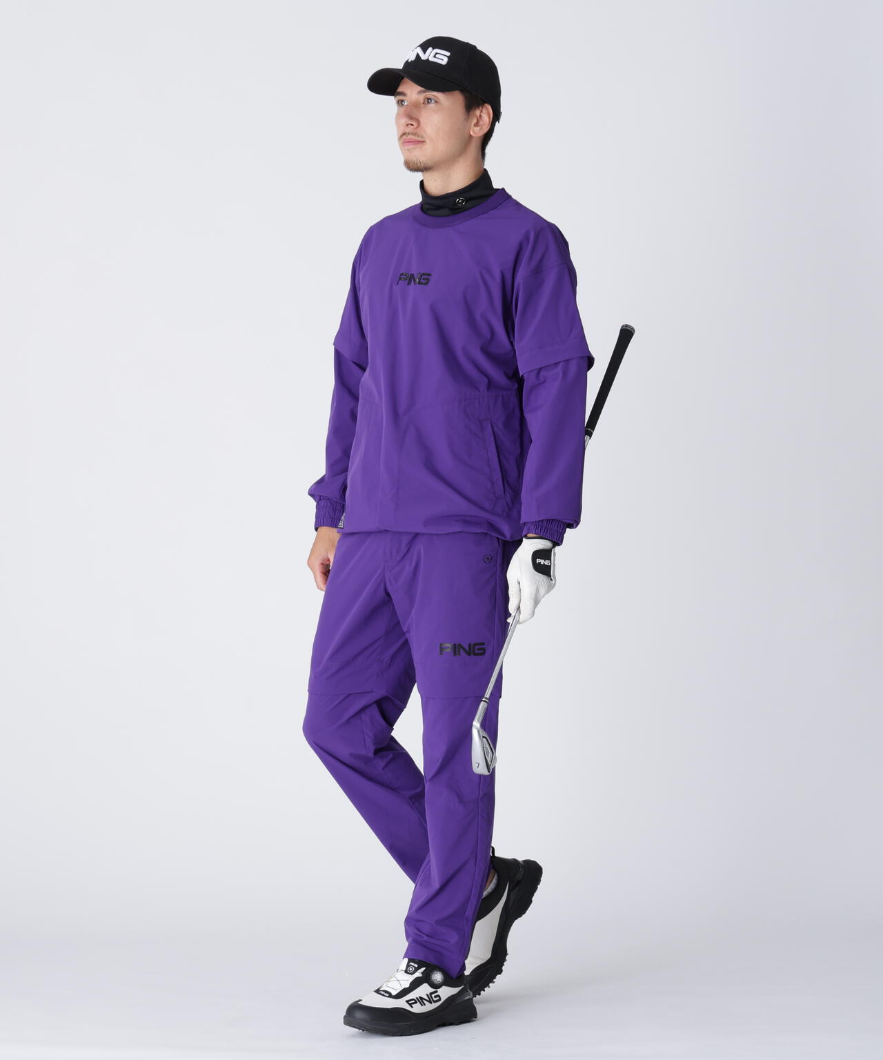 【PING APPAREL】2WAYスニードジャック×2WAYパンツ <GOLD> (MENS)