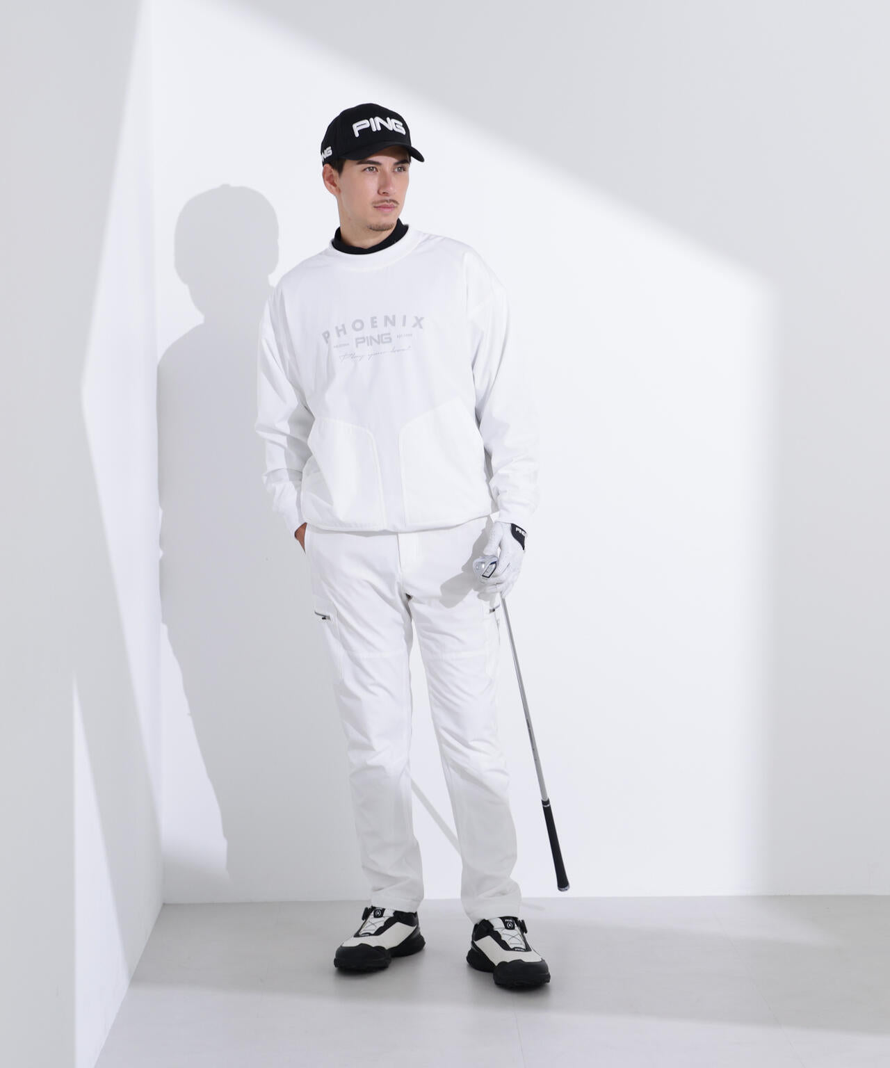 【PING APPAREL】全方向ストレッチ/ダブルフェイス ツインレイヤードアウター <PERFORMANCE> (MENS)