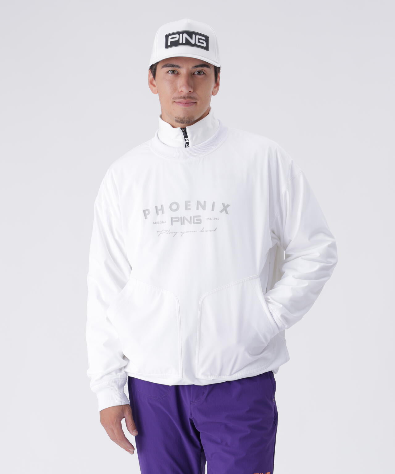 【PING APPAREL】全方向ストレッチ/ダブルフェイス ツインレイヤードアウター <PERFORMANCE> (MENS)