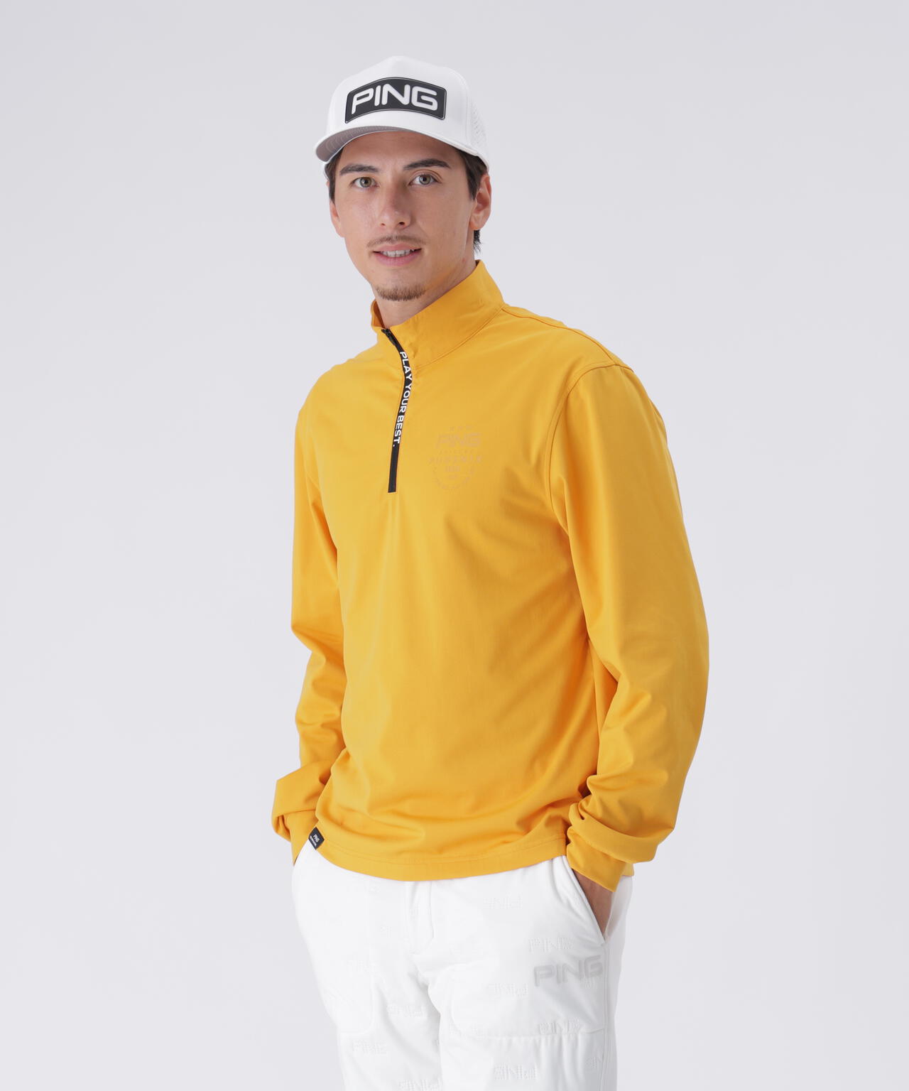 【PING APPAREL】全方向ストレッチ/ダブルフェイス ツインレイヤードアウター <PERFORMANCE> (MENS)