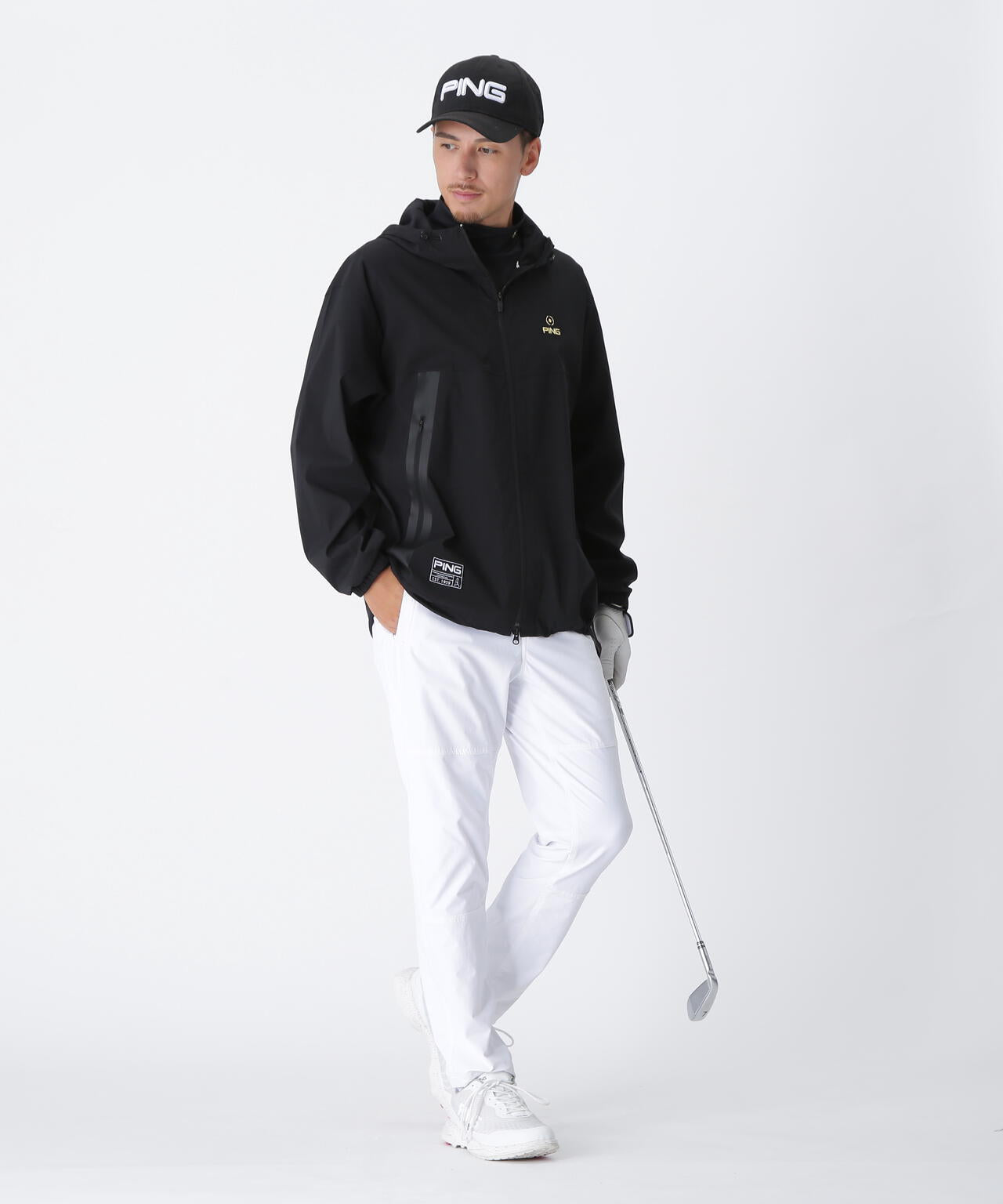 【PING APPAREL】プライムフレックスリップストップ フーディブルゾン <GOLD> (MENS)