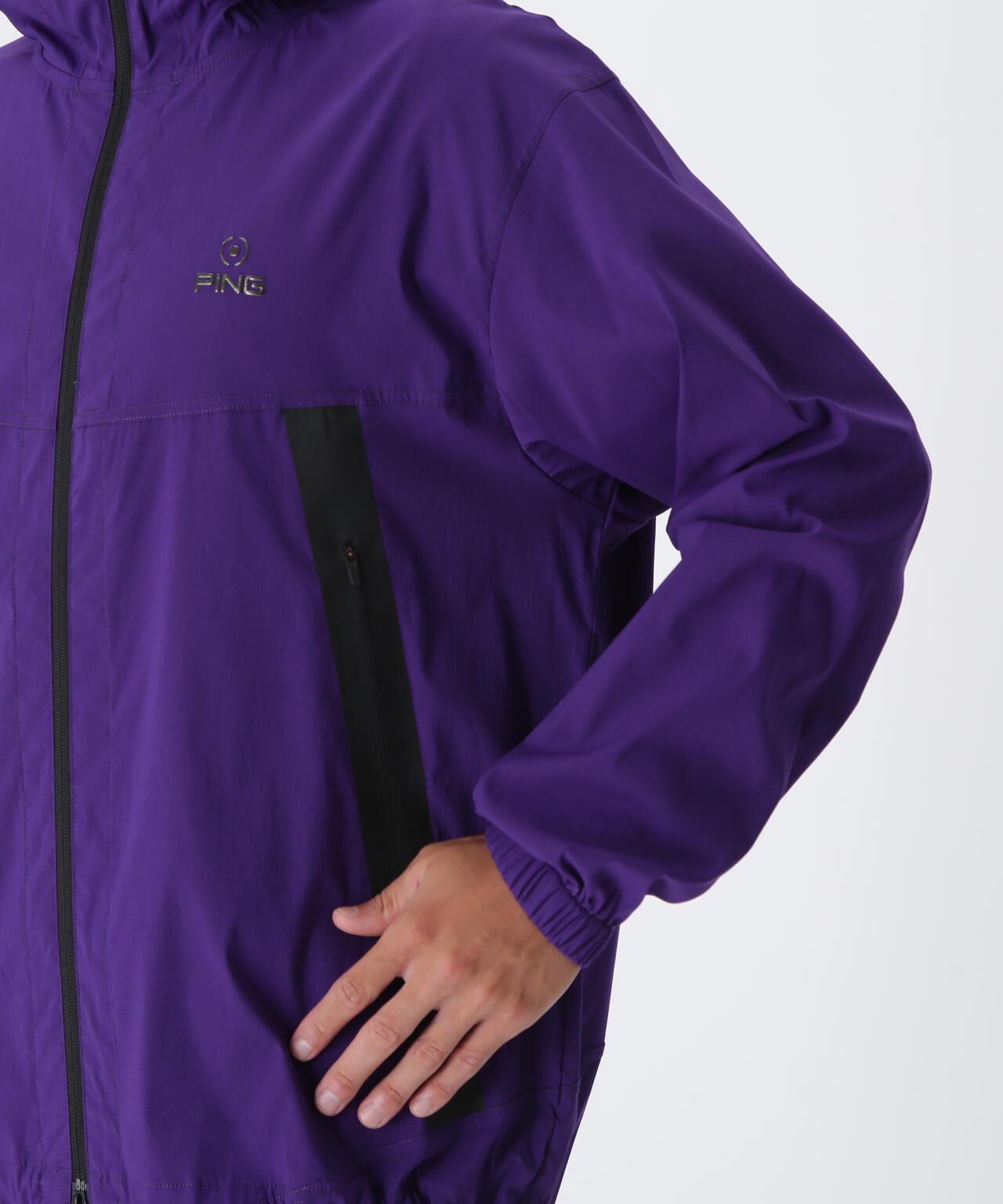 【PING APPAREL】プライムフレックスリップストップ フーディブルゾン <GOLD> (MENS)