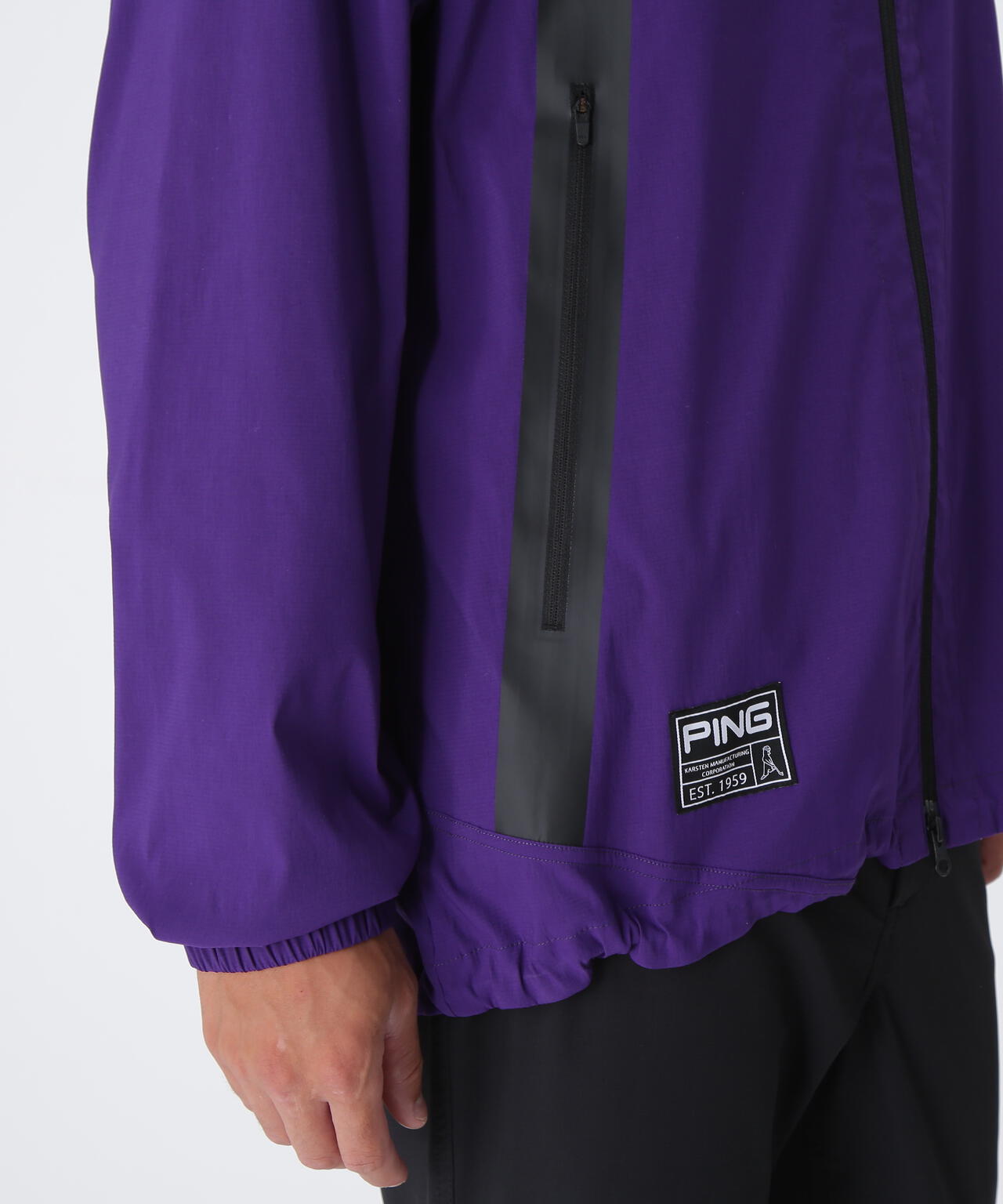 【PING APPAREL】プライムフレックスリップストップ フーディブルゾン <GOLD> (MENS)