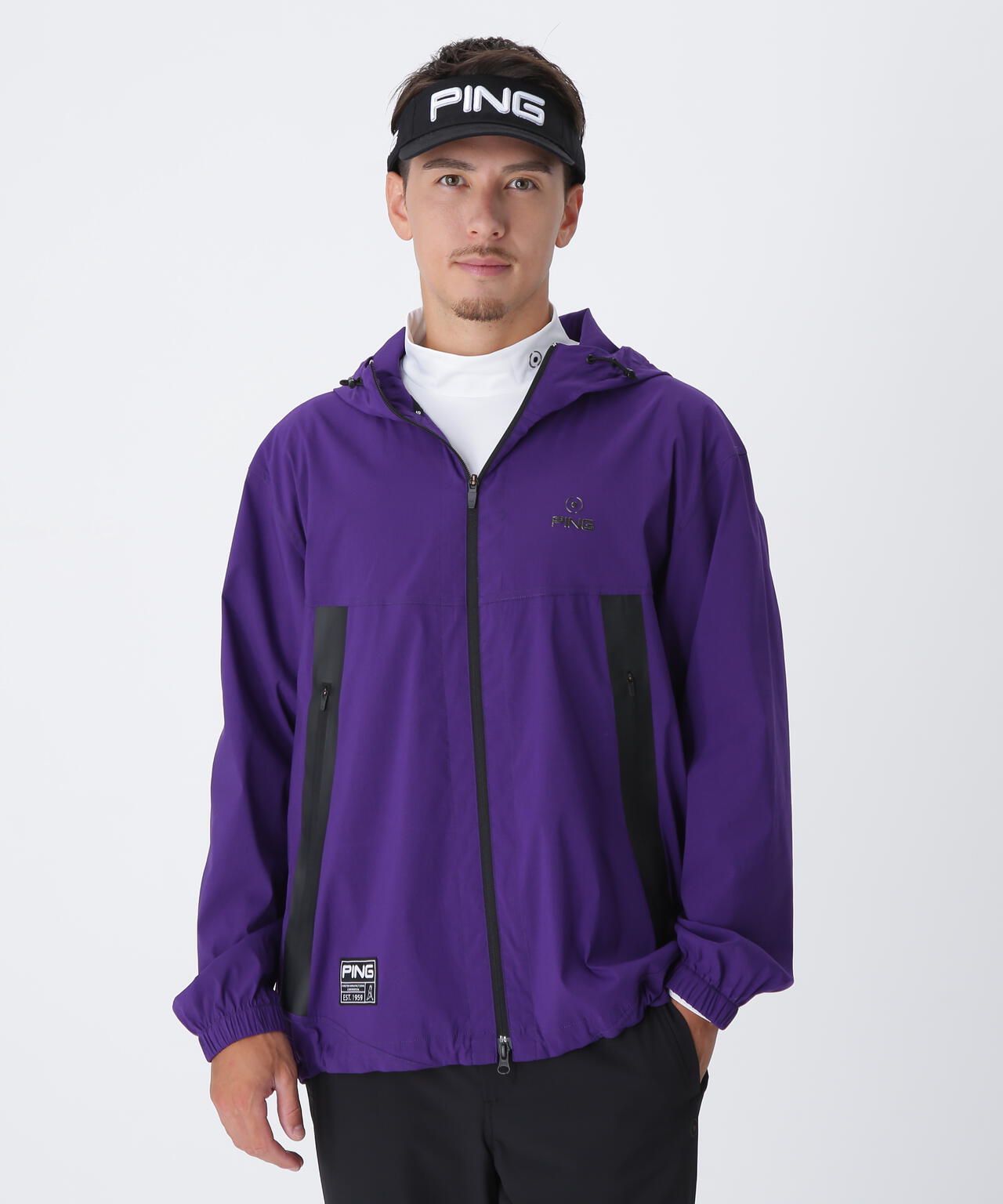 【PING APPAREL】プライムフレックスリップストップ フーディブルゾン <GOLD> (MENS)