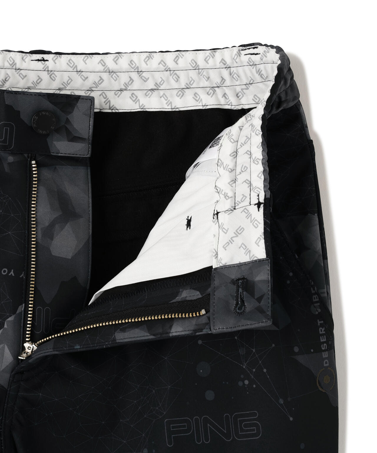 【PING APPAREL】全方向ストレッチボンディングプリントテーパードパンツ <PERFORMANCE> (MENS)