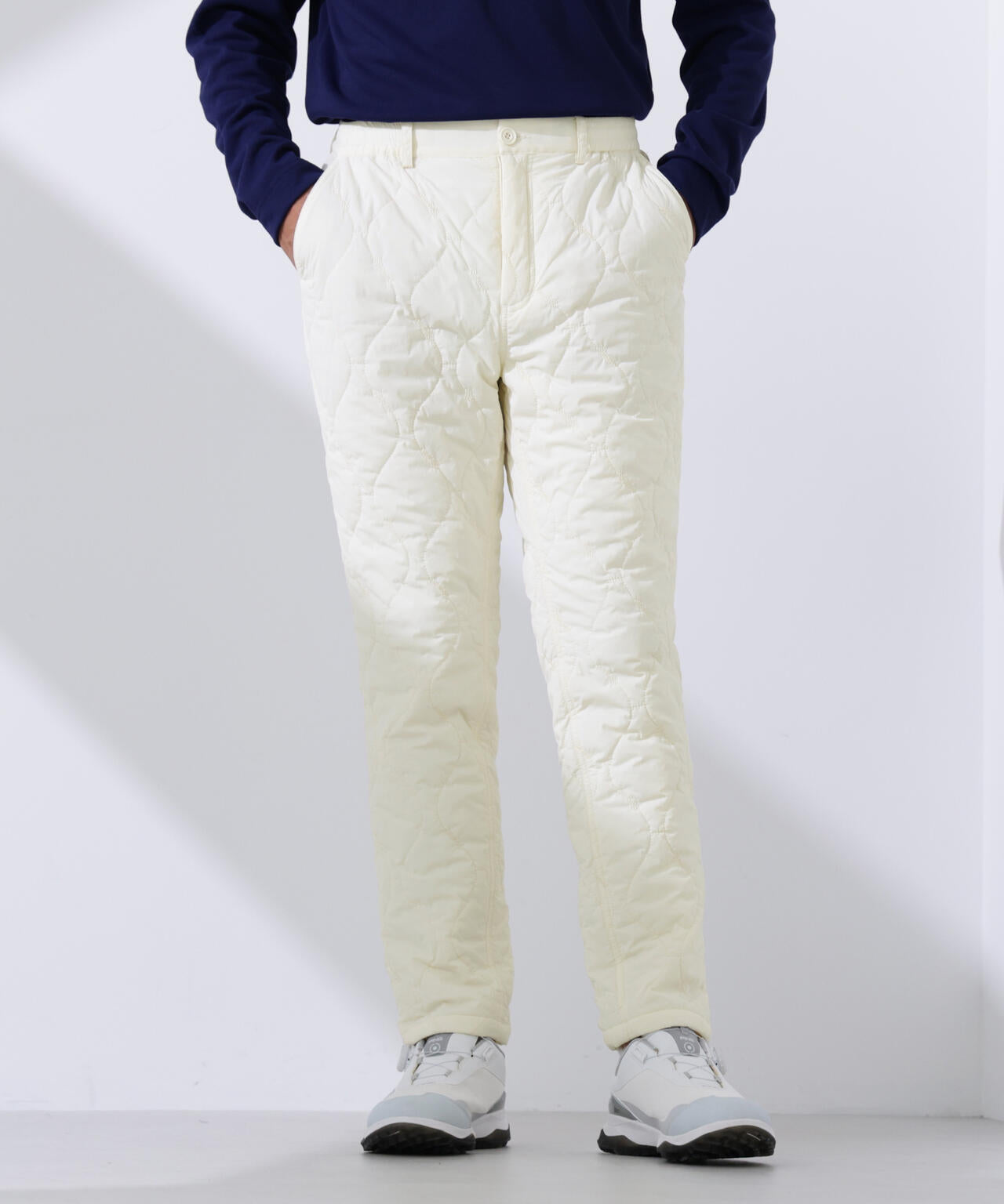 【PING APPAREL】全方向ストレッチキルティングタフタテーパードパンツ <NATIVE> (MENS)