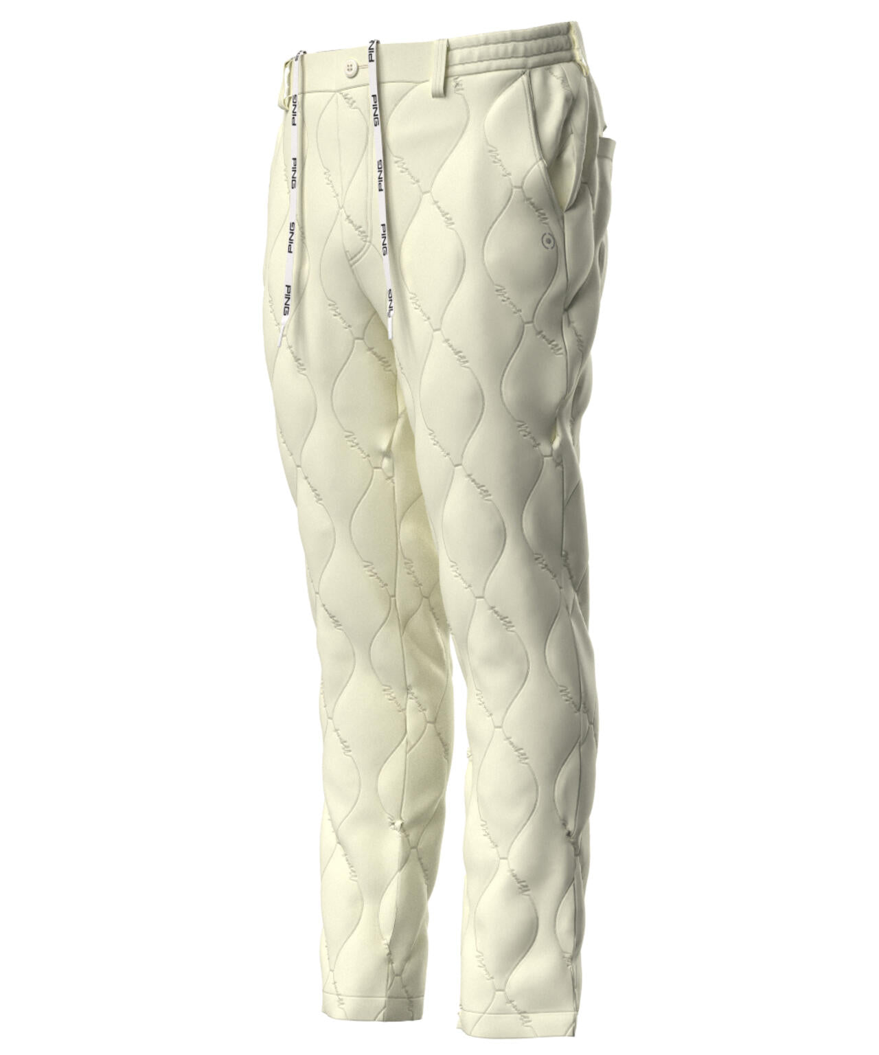 【PING APPAREL】全方向ストレッチキルティングタフタテーパードパンツ <NATIVE> (MENS)