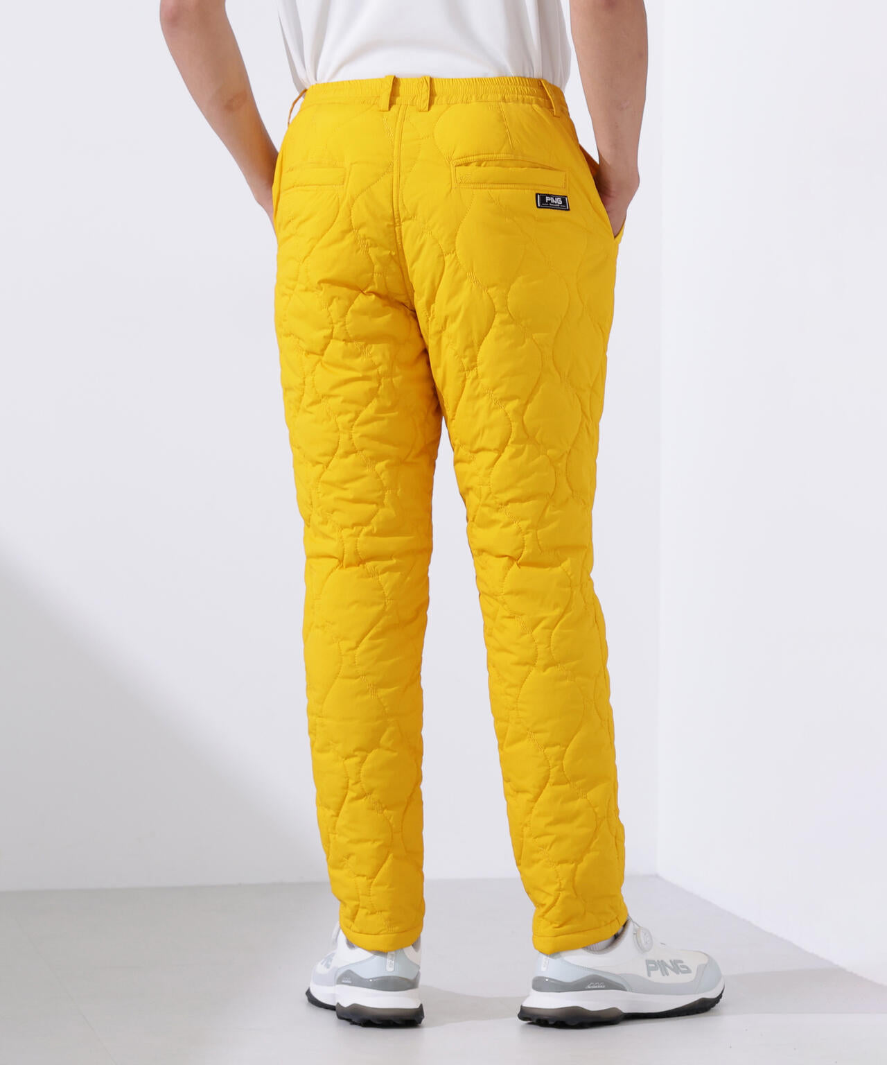 【PING APPAREL】全方向ストレッチキルティングタフタテーパードパンツ <NATIVE> (MENS)