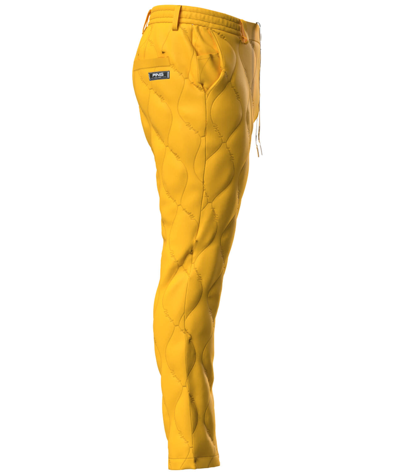 【PING APPAREL】全方向ストレッチキルティングタフタテーパードパンツ <NATIVE> (MENS)