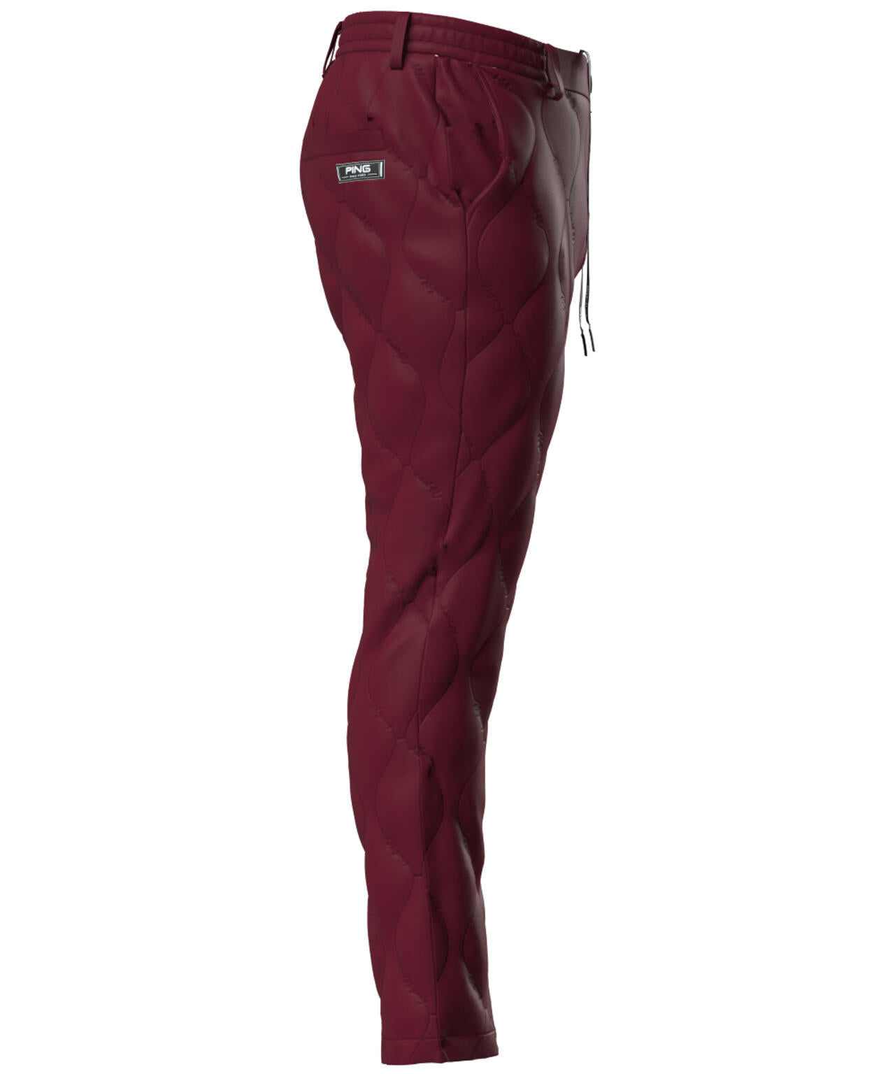 【PING APPAREL】全方向ストレッチキルティングタフタテーパードパンツ <NATIVE> (MENS)