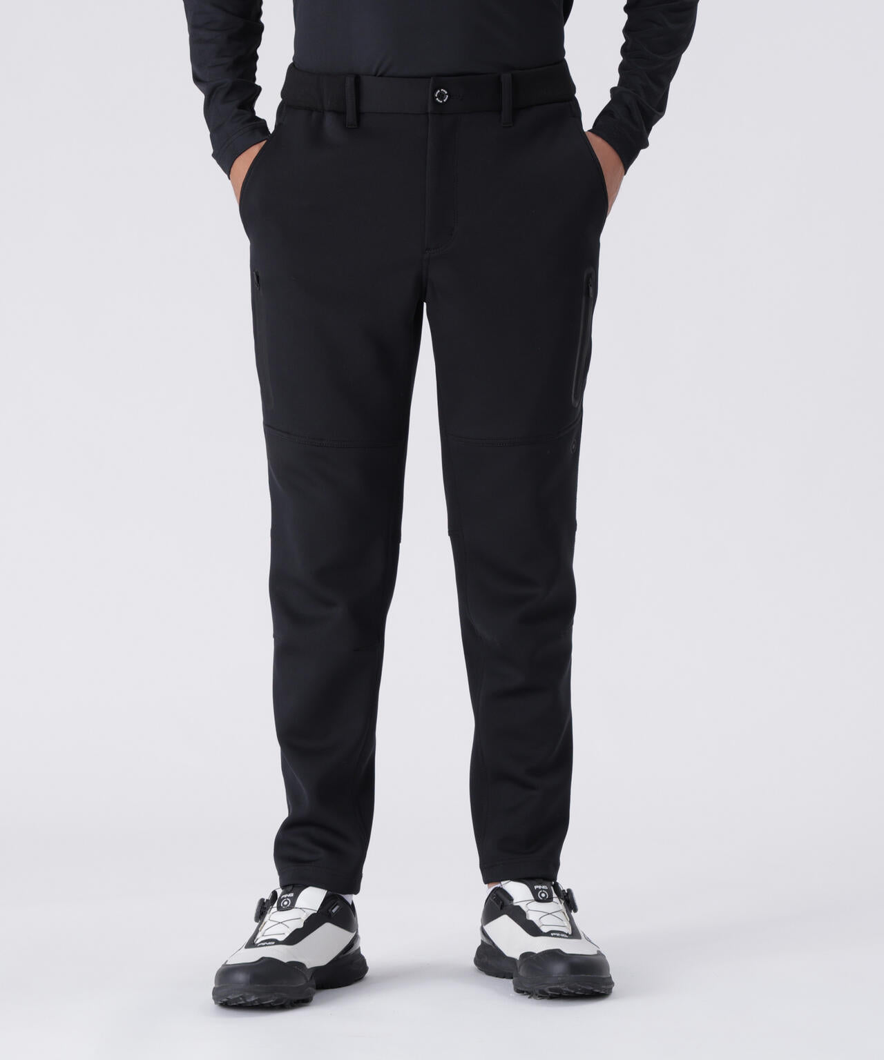 【PING APPAREL】キルトダンボールジャージテーパードパンツ <GOLD> (UNISEX)