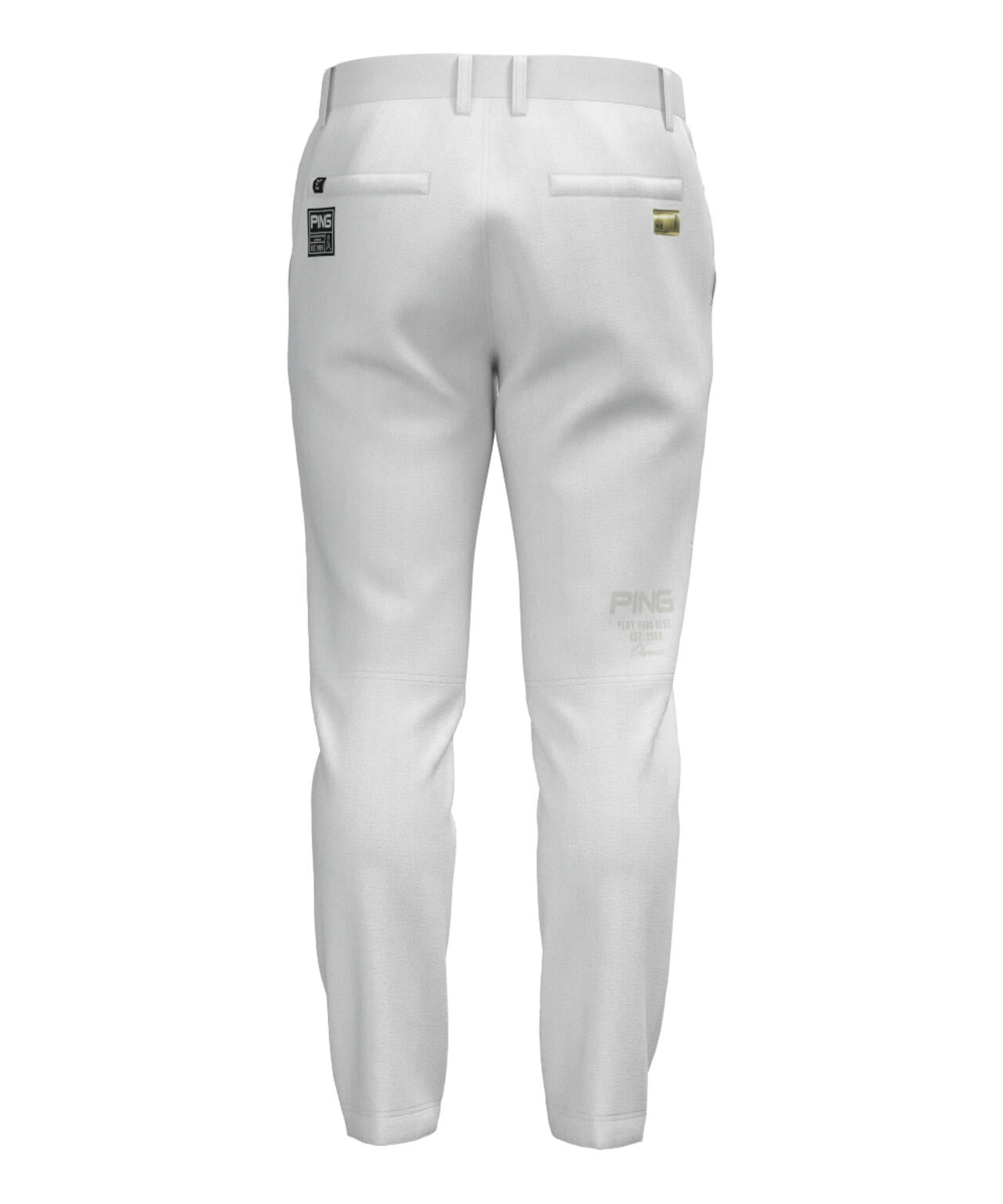 【PING APPAREL】キルトダンボールジャージテーパードパンツ <GOLD> (UNISEX)