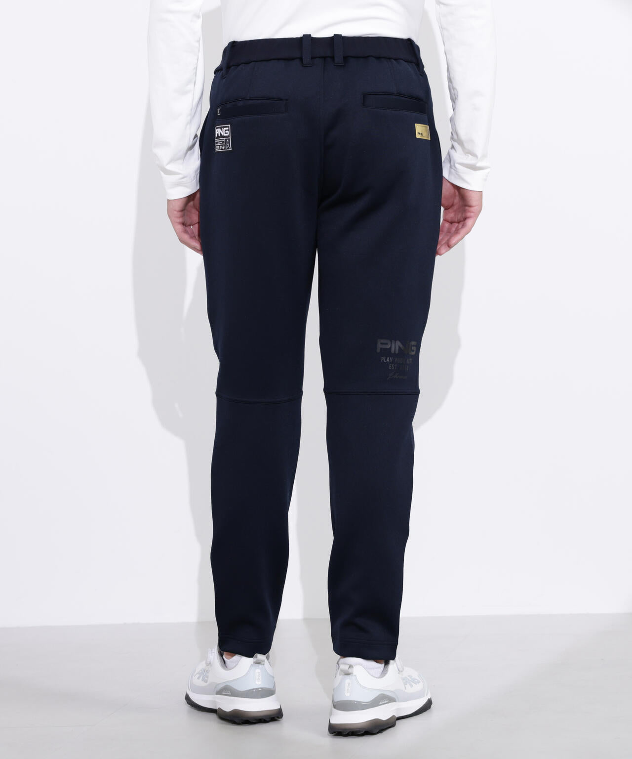 【PING APPAREL】キルトダンボールジャージテーパードパンツ <GOLD> (UNISEX)