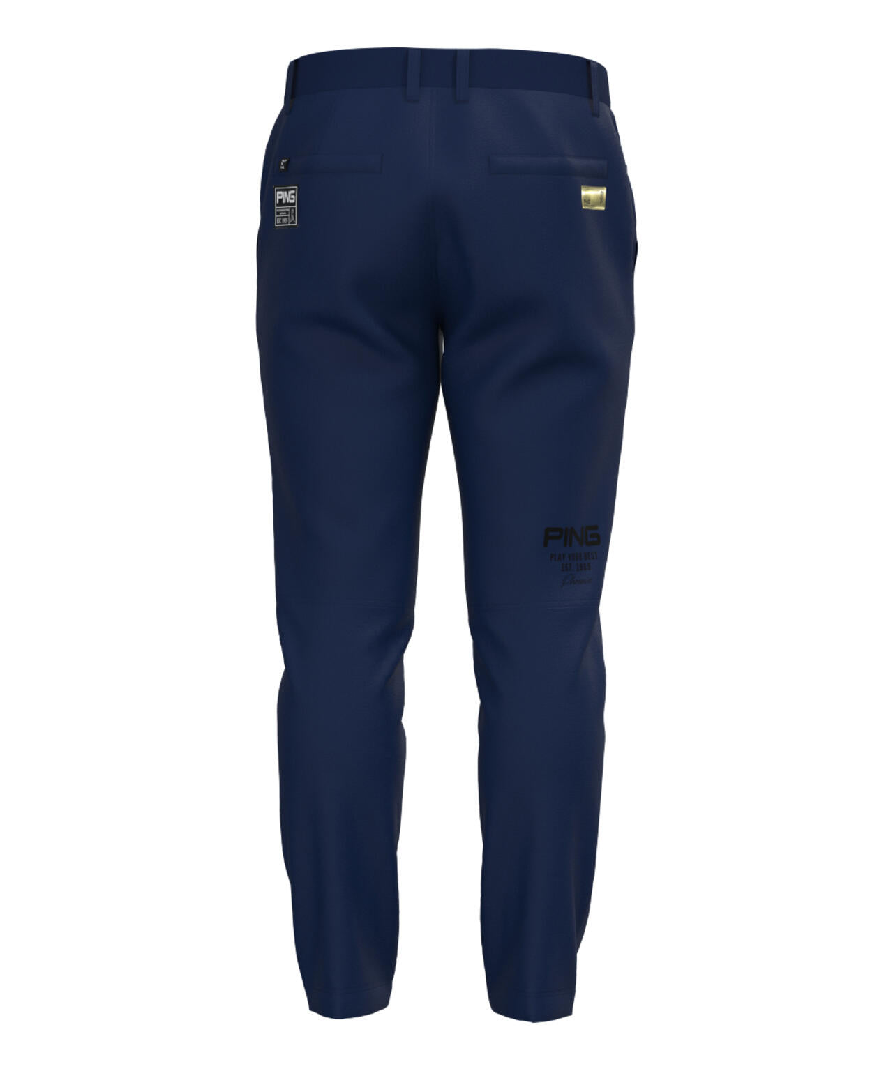 【PING APPAREL】キルトダンボールジャージテーパードパンツ <GOLD> (UNISEX)