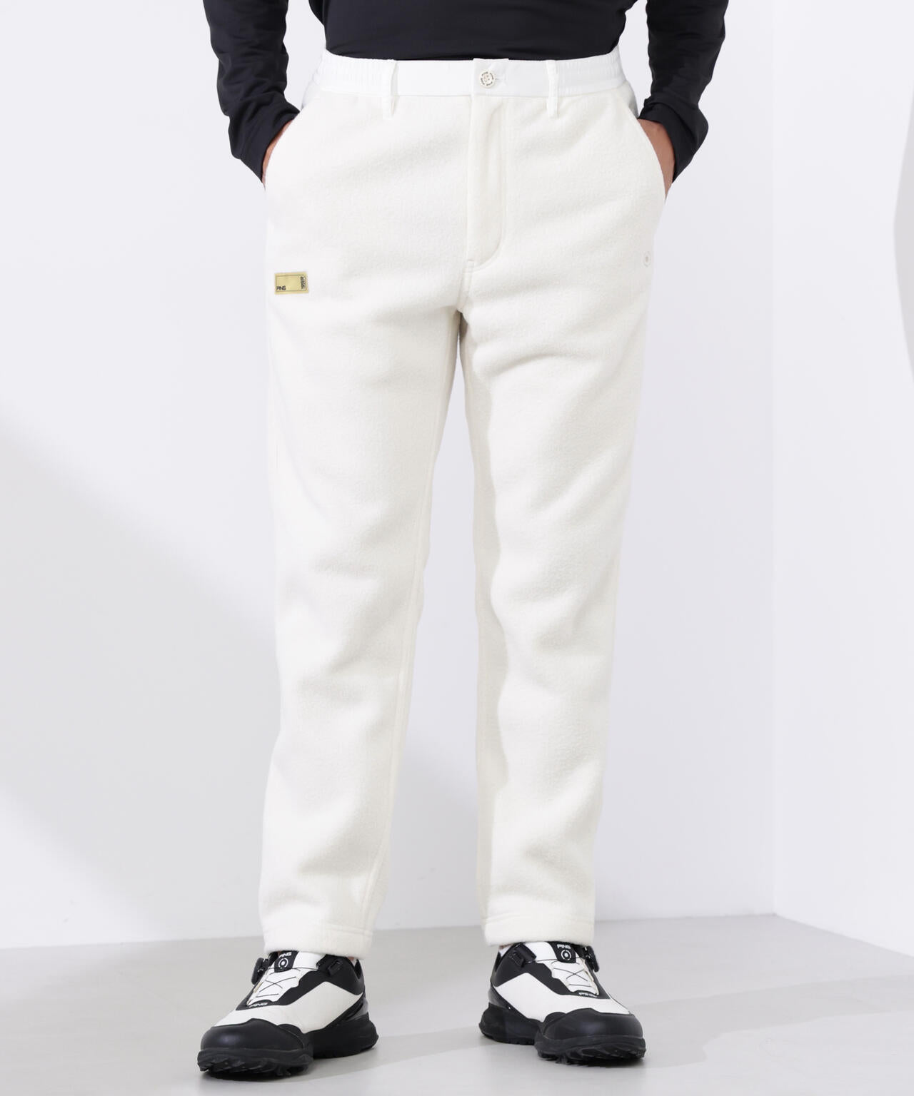 【PING APPAREL】テックウォームリサイクルフリーステーパードパンツ <GOLD> (MENS)