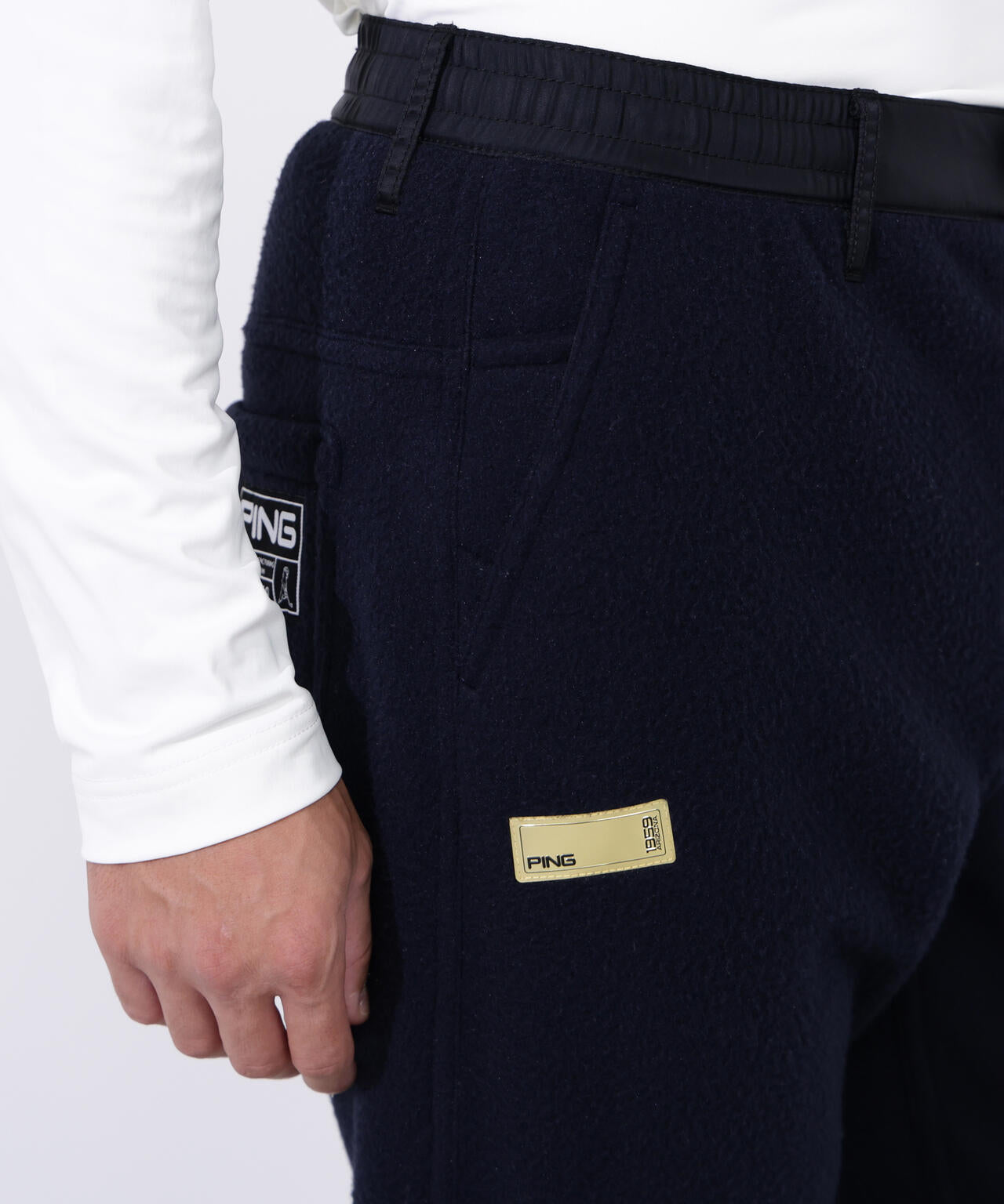 【PING APPAREL】テックウォームリサイクルフリーステーパードパンツ <GOLD> (MENS)