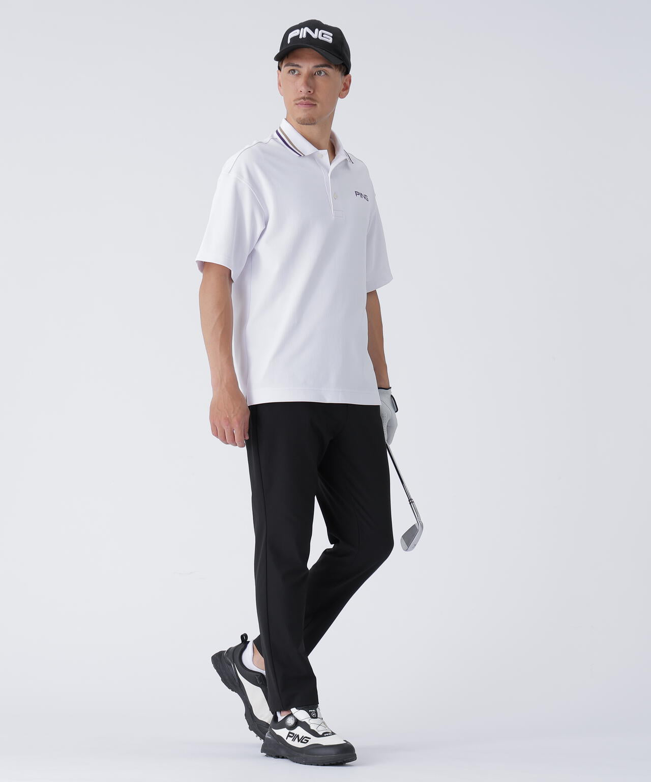 【PING APPAREL】全方向ストレッチ二重織 サライテックテーパードパンツ <EARLY AUTUMN> (MENS)