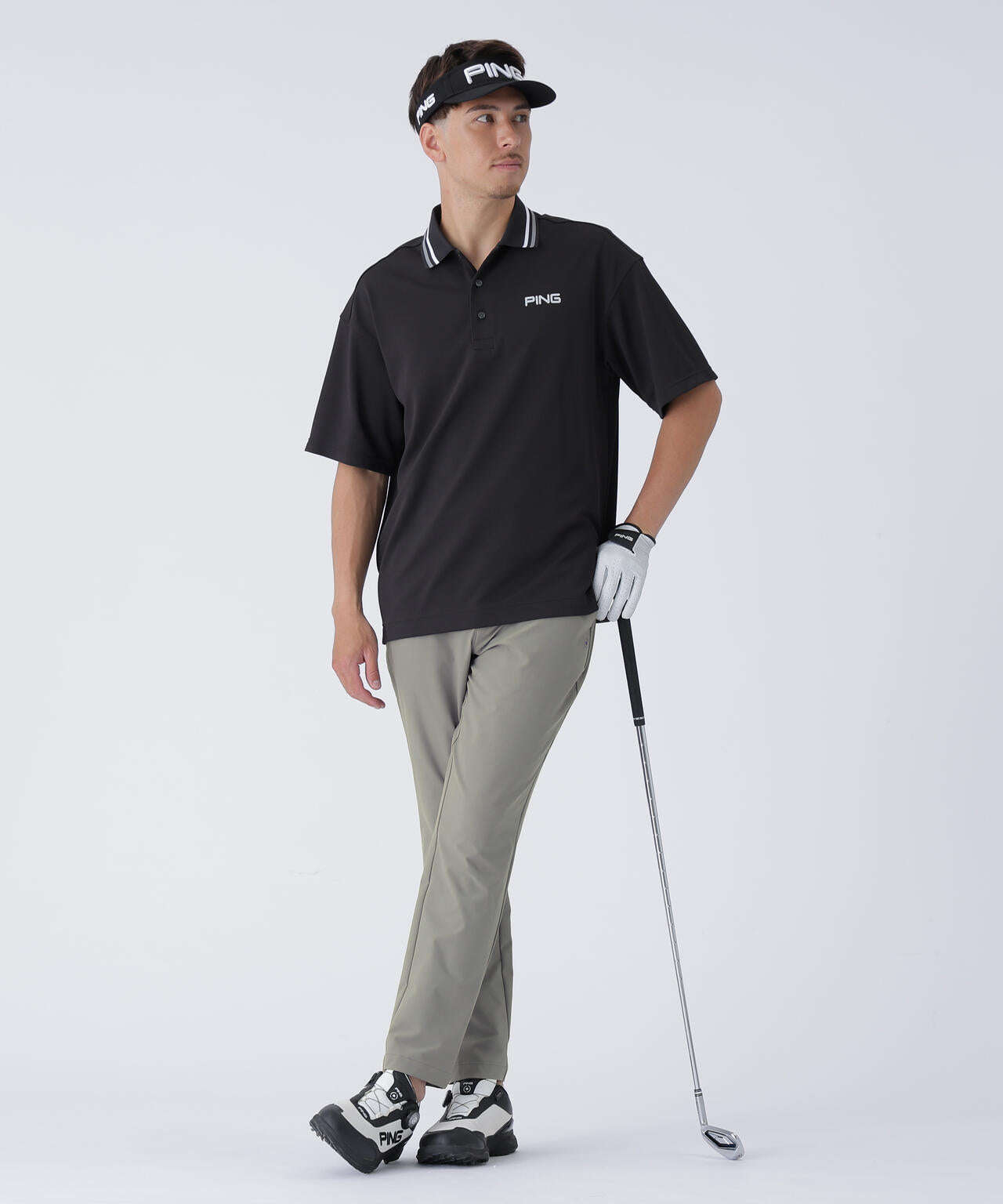 【PING APPAREL】全方向ストレッチ二重織 サライテックテーパードパンツ <EARLY AUTUMN> (MENS)