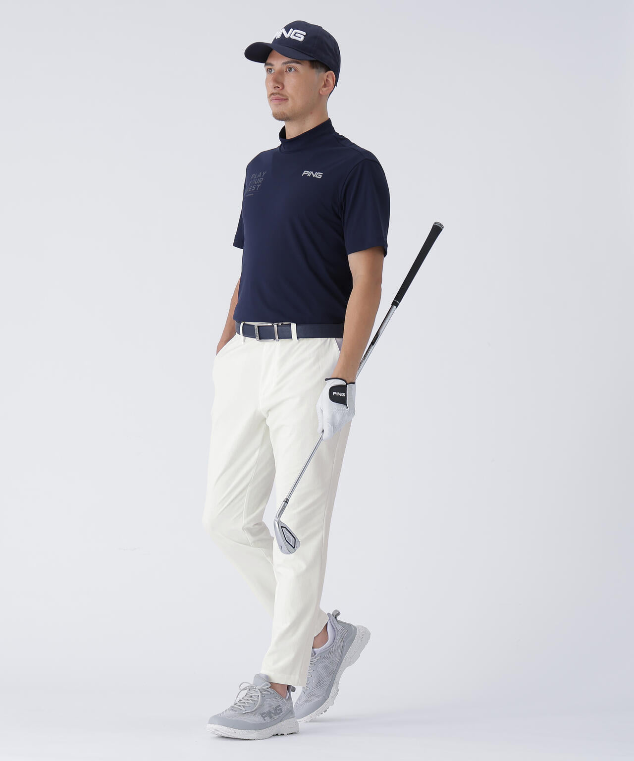 【PING APPAREL】全方向ストレッチ二重織 サライテックテーパードパンツ <EARLY AUTUMN> (MENS)