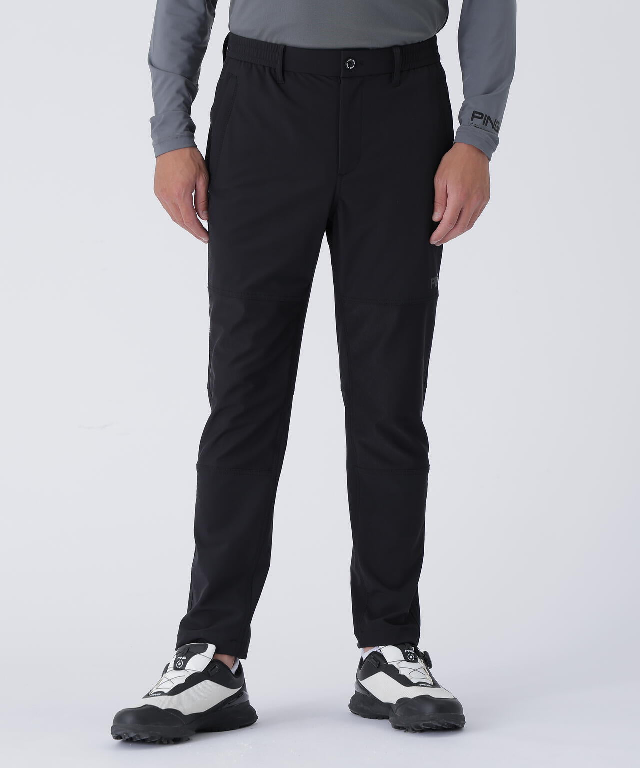 【PING APPAREL】ダブルフェイスヒザ切替テーパードパンツ <PERFORMANCE> (MENS)