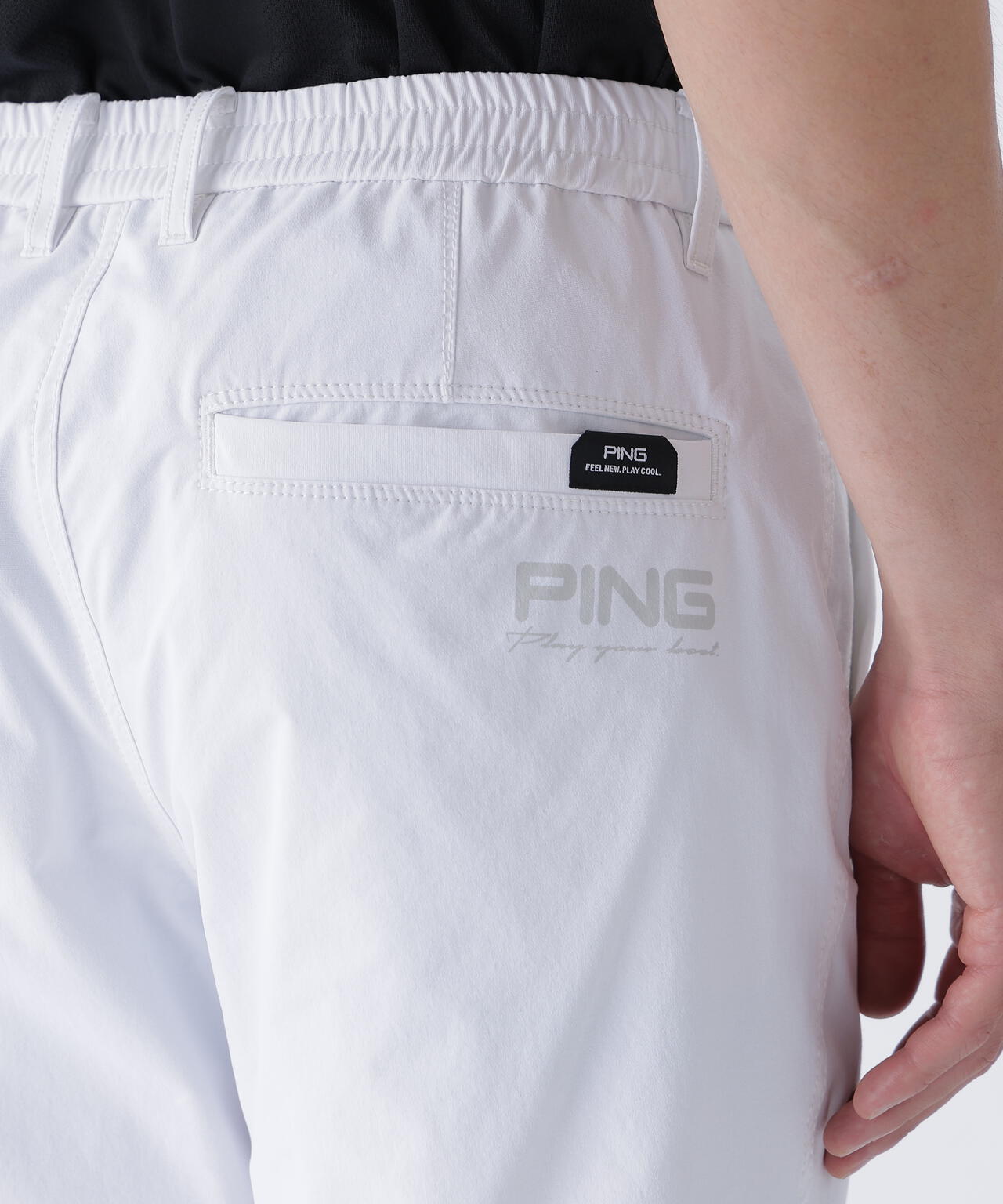 【PING APPAREL】ダブルフェイスヒザ切替テーパードパンツ <PERFORMANCE> (MENS)