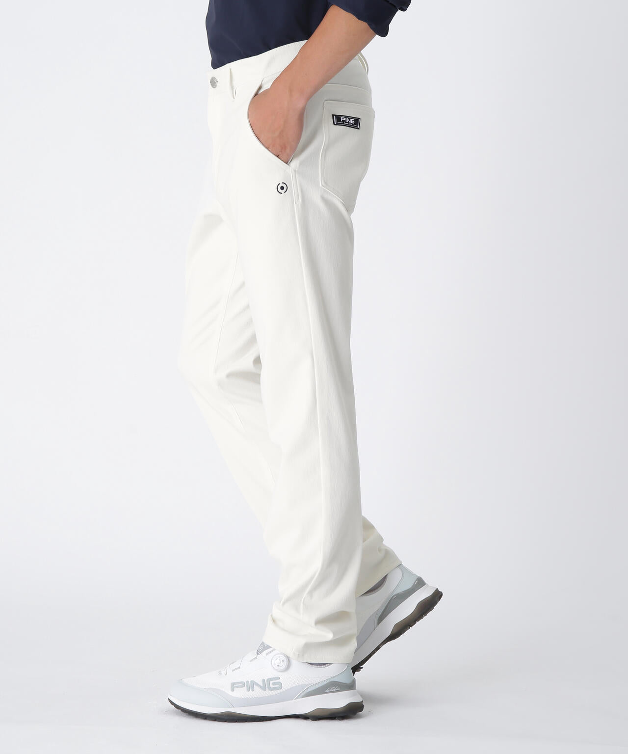【PING APPAREL】全方向ストレッチTCツイル5ポケットストレートパンツ <NATIVE> (MENS)