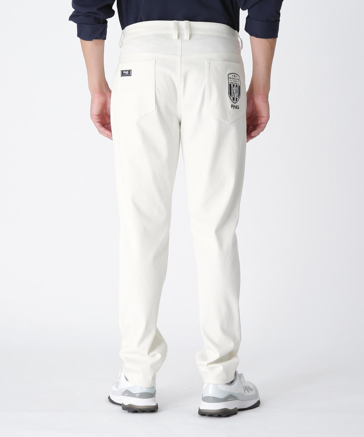 【PING APPAREL】全方向ストレッチTCツイル5ポケットストレートパンツ <NATIVE> (MENS)