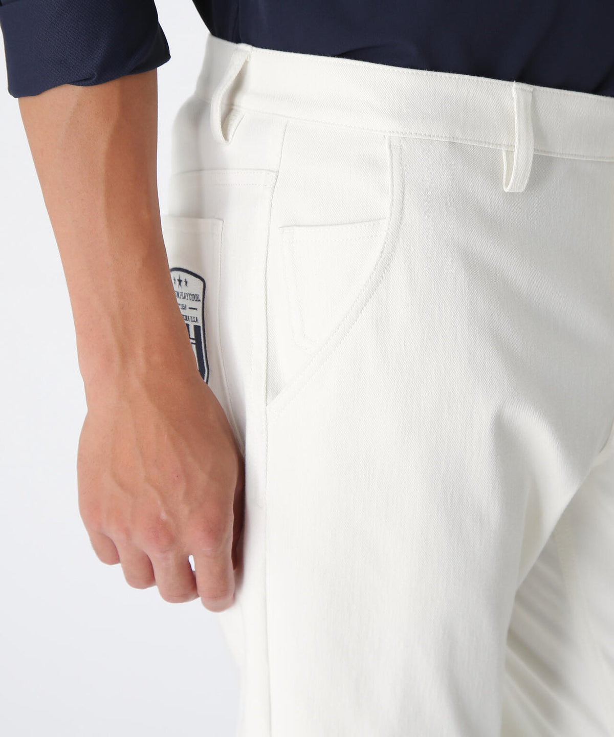 【PING APPAREL】全方向ストレッチTCツイル5ポケットストレートパンツ <NATIVE> (MENS)
