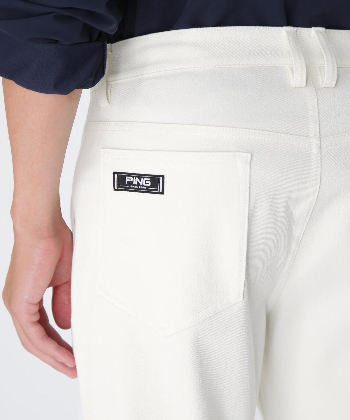【PING APPAREL】全方向ストレッチTCツイル5ポケットストレートパンツ <NATIVE> (MENS)