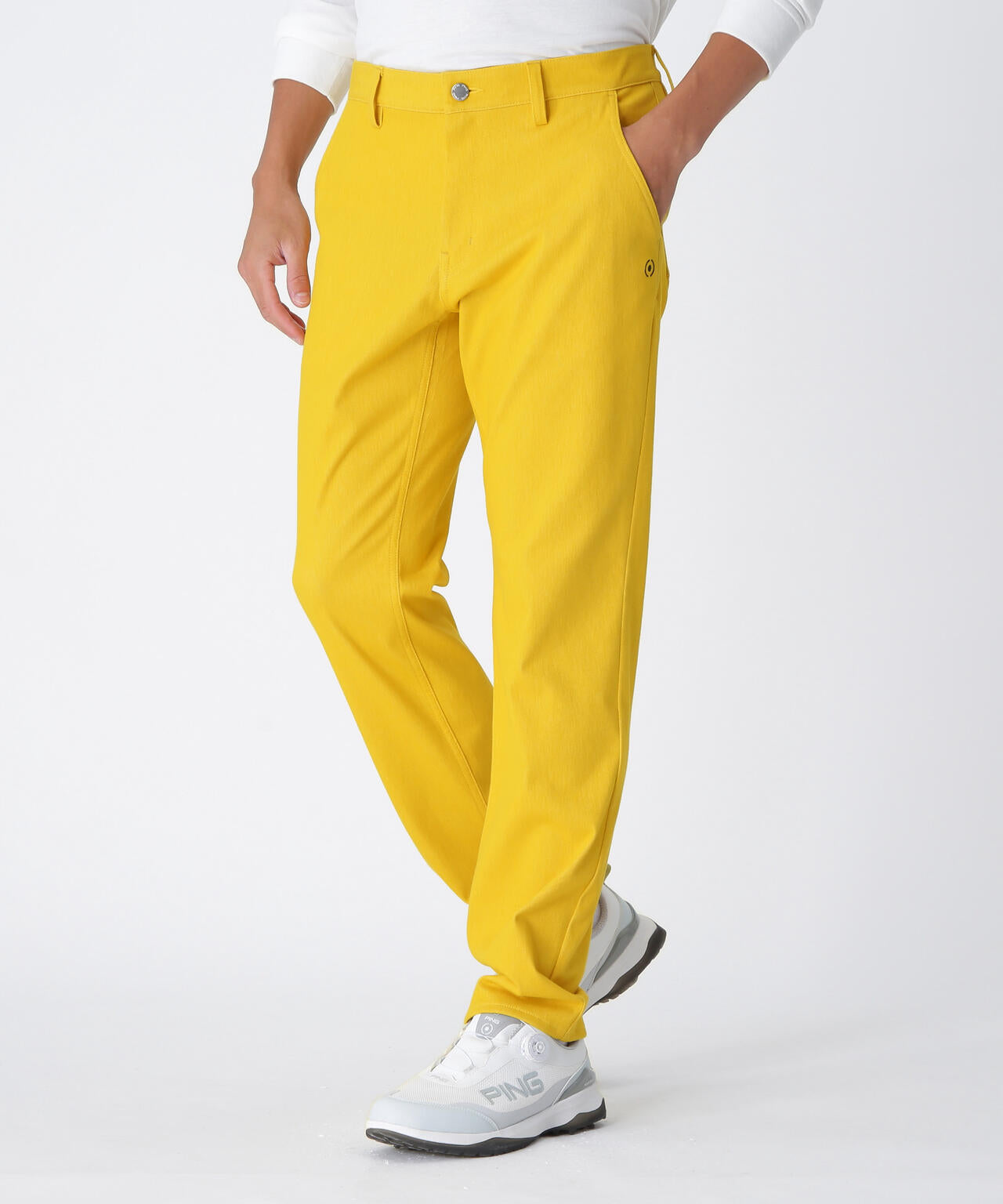 【PING APPAREL】全方向ストレッチTCツイル5ポケットストレートパンツ <NATIVE> (MENS)