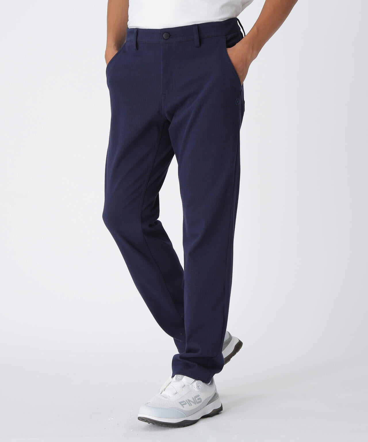 【PING APPAREL】全方向ストレッチTCツイル5ポケットストレートパンツ <NATIVE> (MENS)