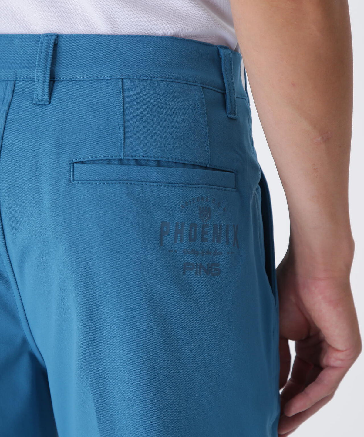 【PING APPAREL】全方向ストレッチコットンライクツイルワンタックテーパードパンツ <NATIVE> (MENS)