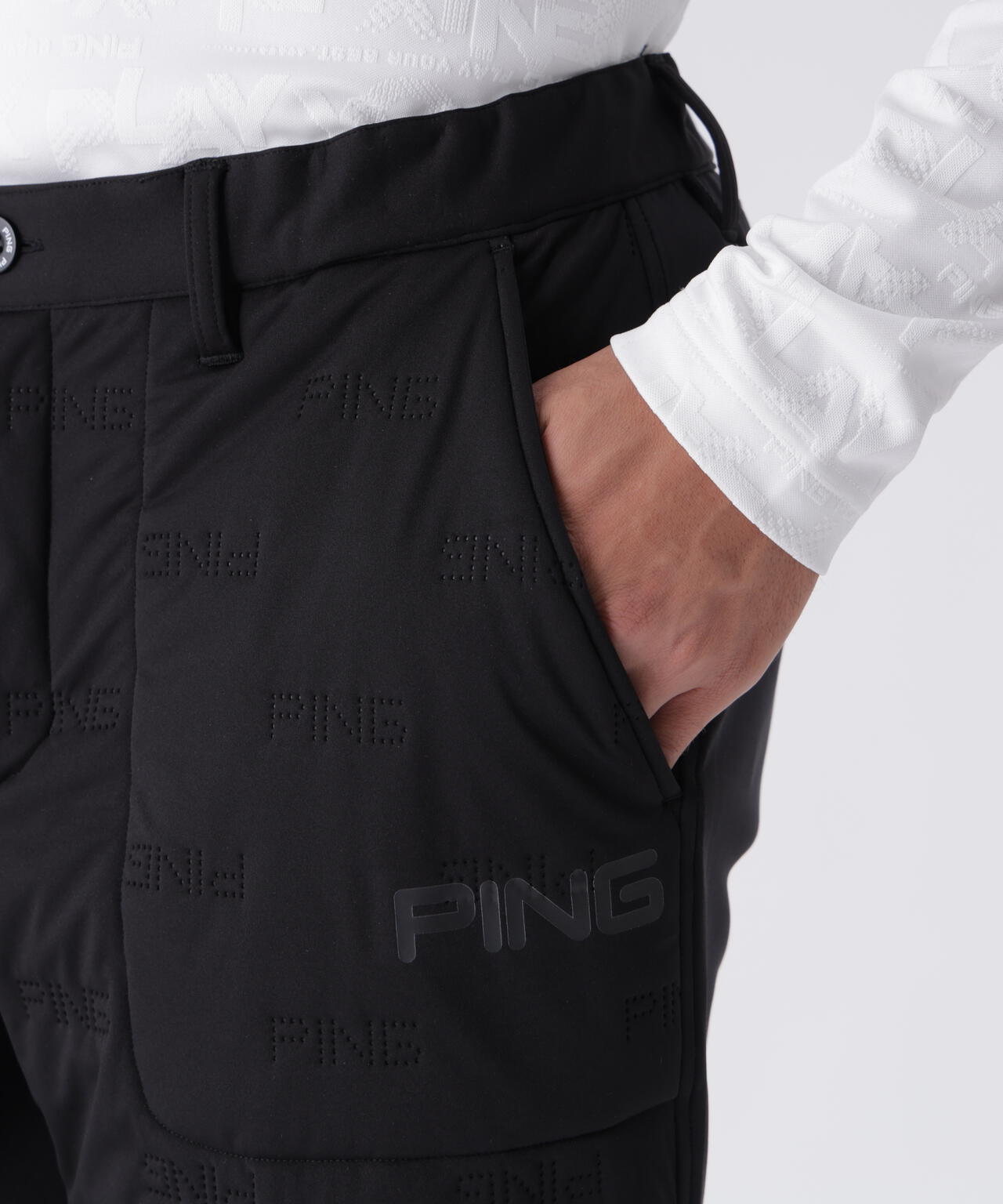 【PING APPAREL】ピンソニックキルト/ダンボール ハイブリットジョガーパンツ <PERFORMANCE> (MENS)