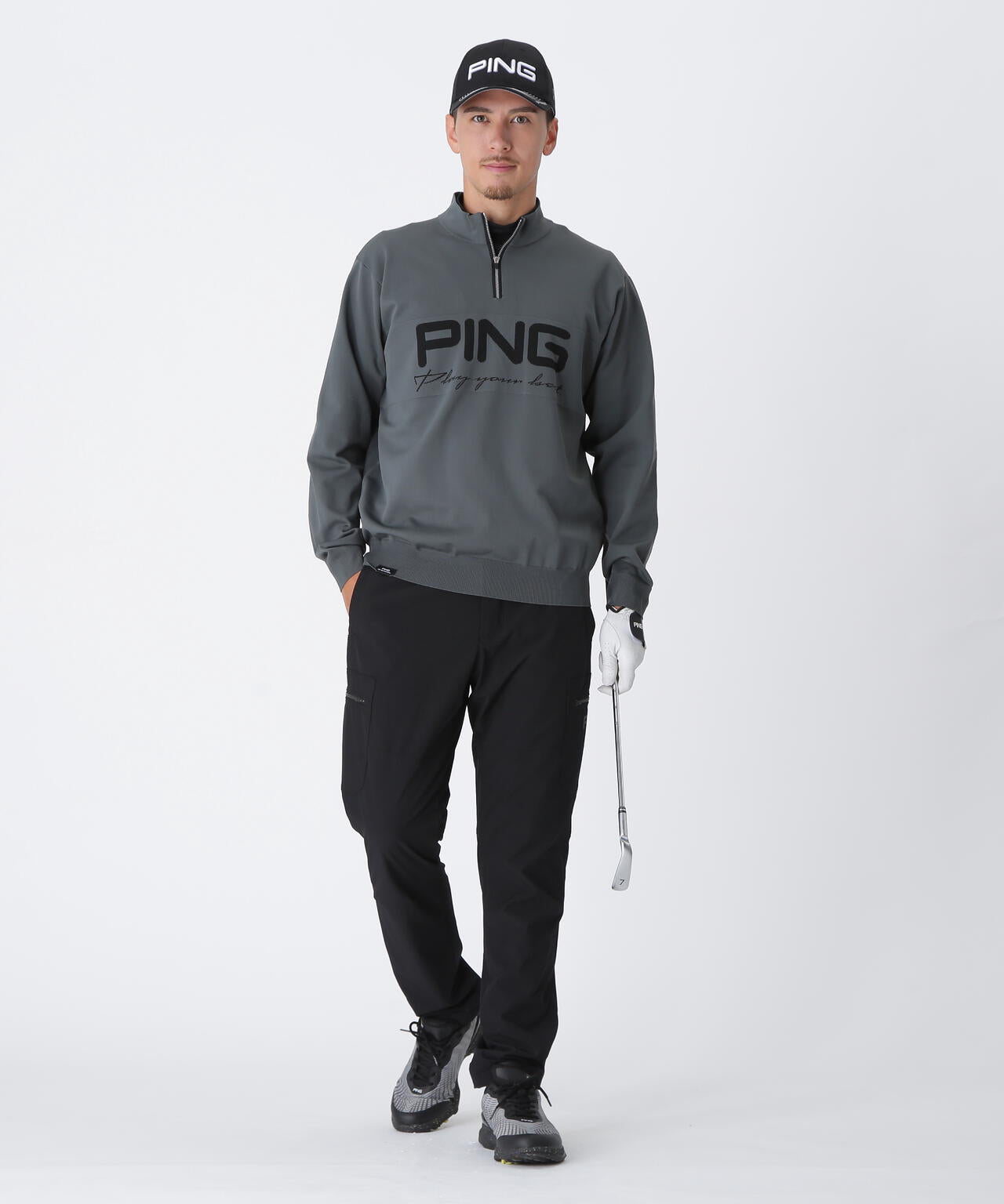 【PING APPAREL】全方向ストレッチ サイドポケットテーパードパンツ <PERFORMANCE> (MENS)