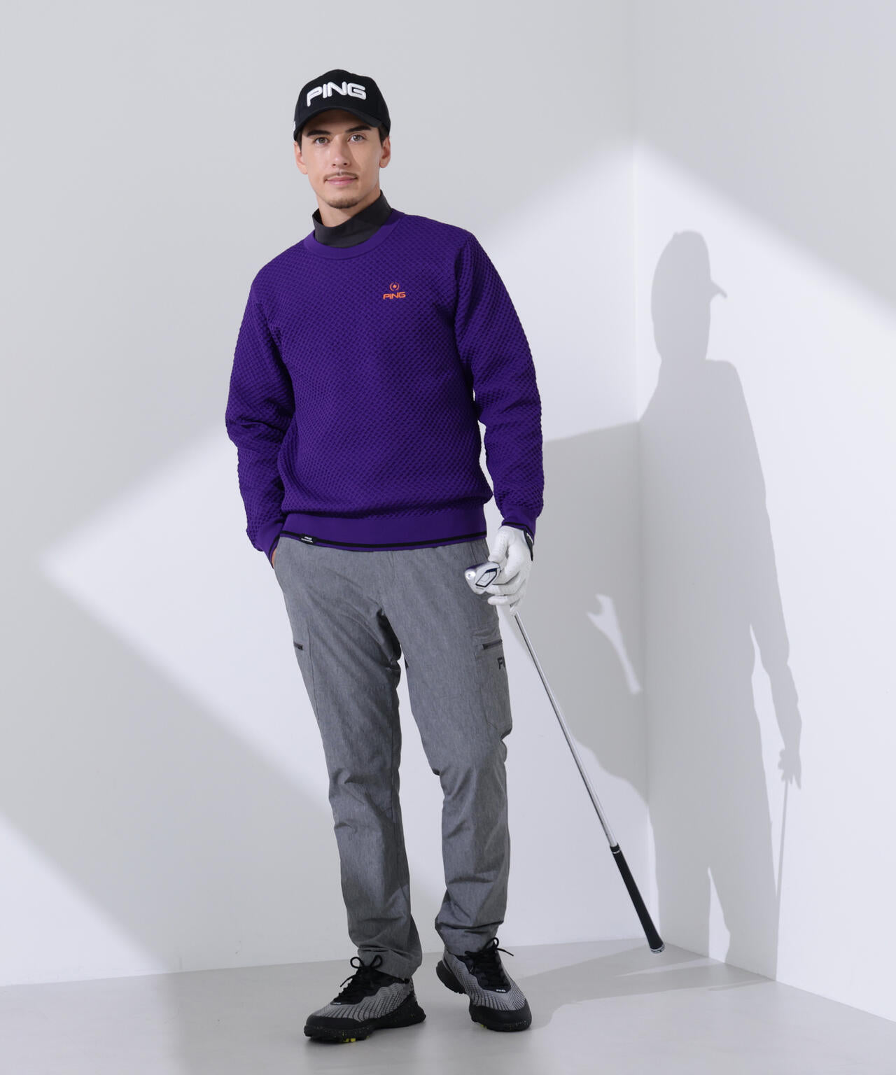 【PING APPAREL】全方向ストレッチ サイドポケットテーパードパンツ <PERFORMANCE> (MENS)