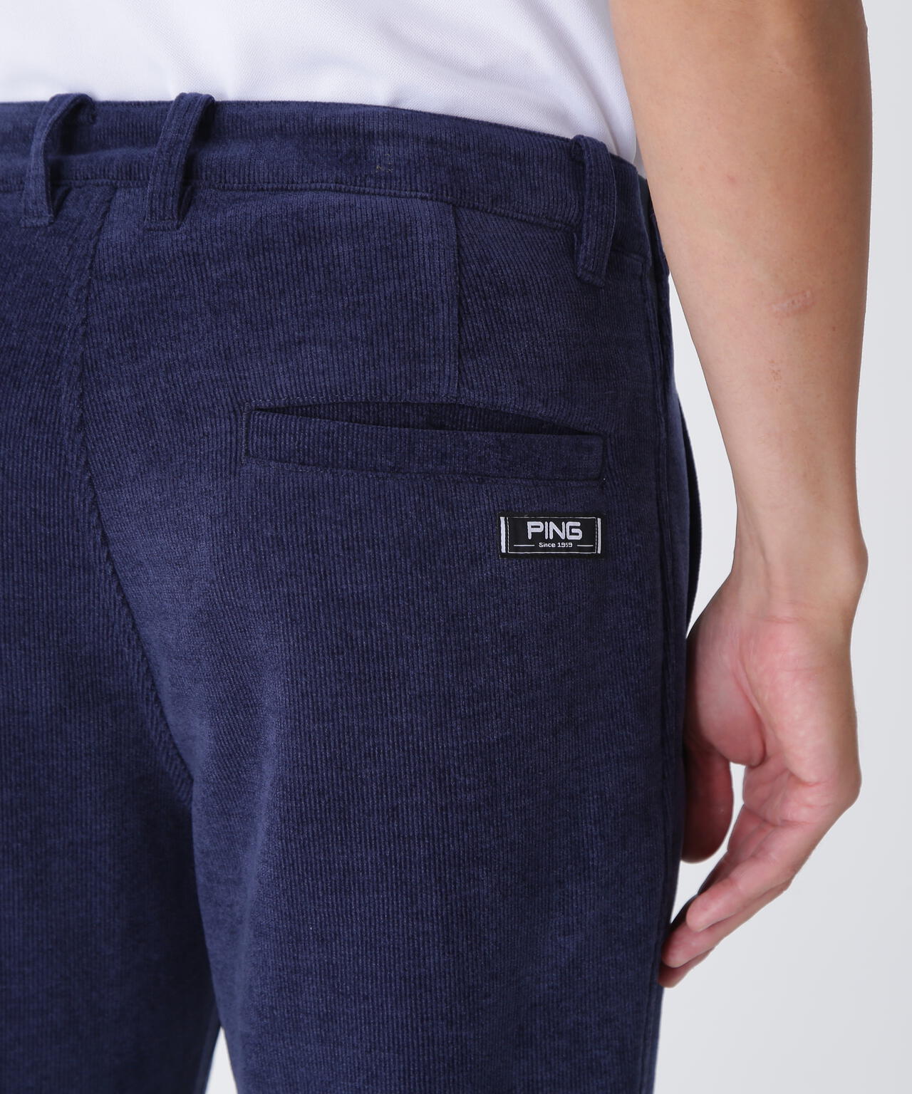 【PING APPAREL】全方向ストレッチ ニットコーデュロイテーパードパンツ <NATIVE> (MENS)