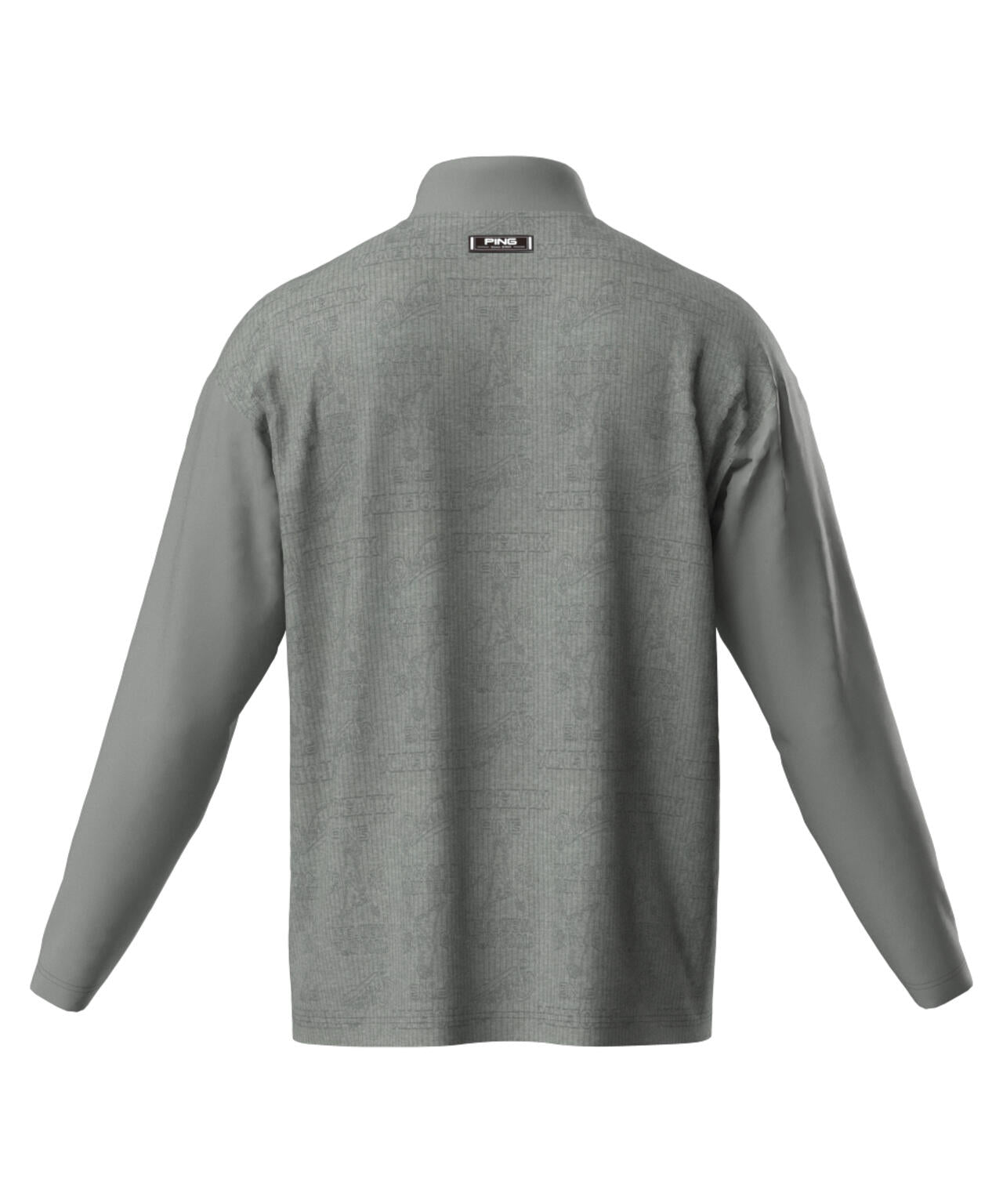 【PING APPAREL】PINGキルトジャガード/全方向ストレッチダンボールニットハーフジップカットソー<NATIVE> (MENS)