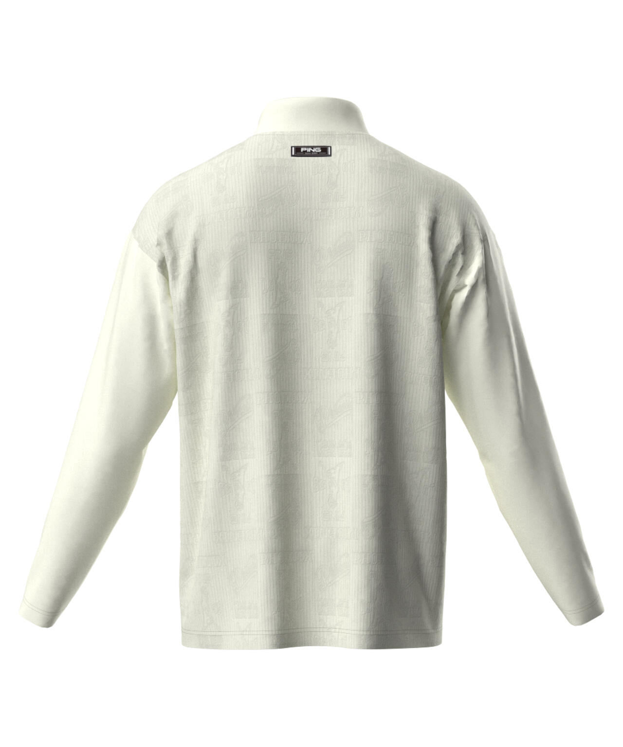 【PING APPAREL】PINGキルトジャガード/全方向ストレッチダンボールニットハーフジップカットソー<NATIVE> (MENS)