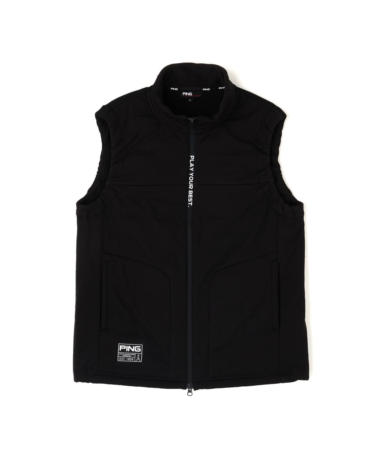 【PING APPAREL】ピンソニックハイブリットベスト <GOLD> (MENS)