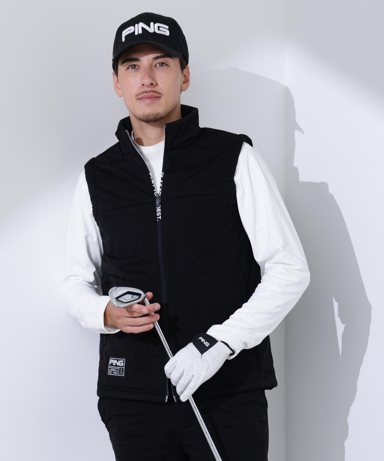 【PING APPAREL】ピンソニックハイブリットベスト <GOLD> (MENS)