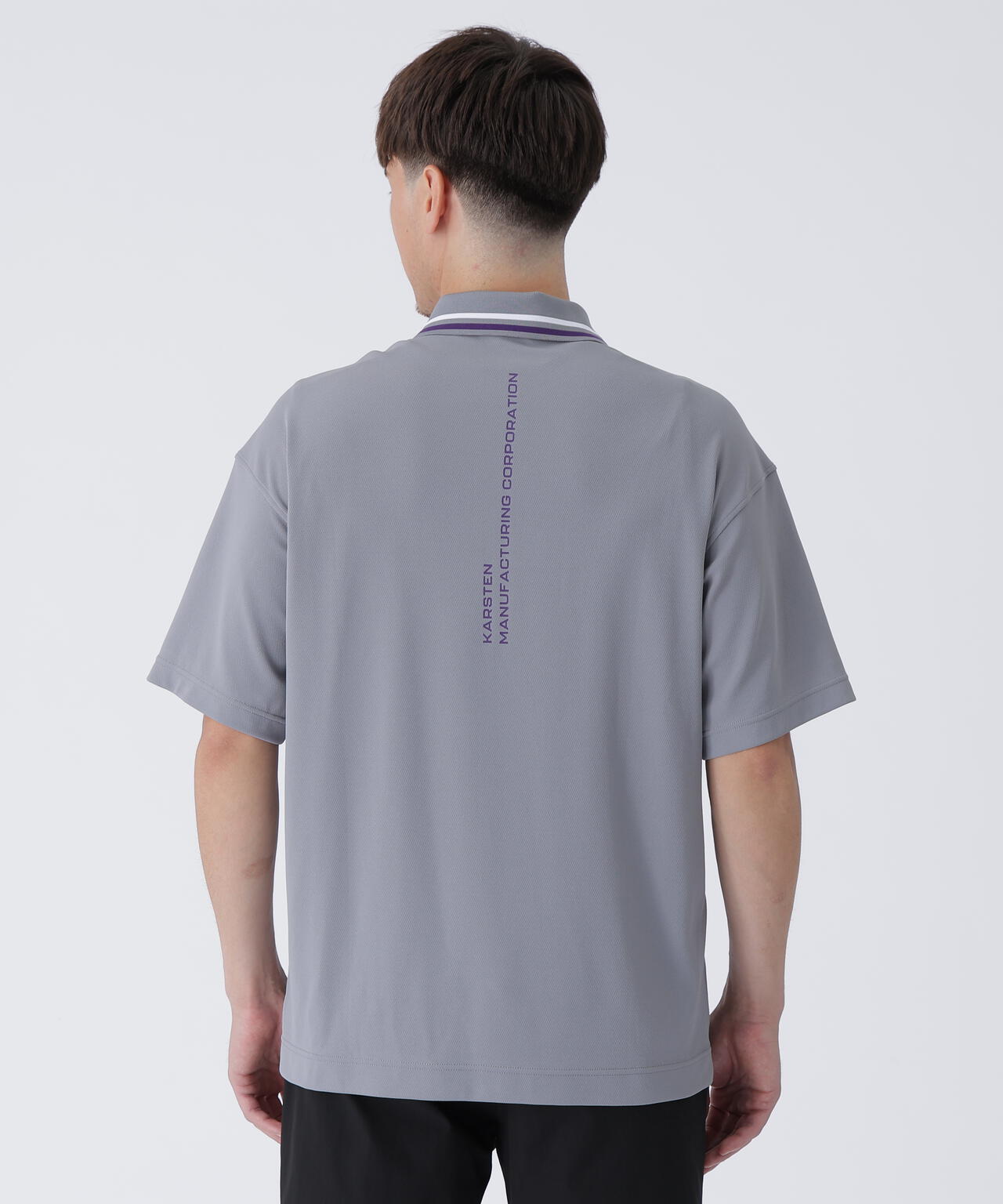 【PING APPAREL】Wメッシュ アセイヤーン半袖ポロシャツ <EARLY AUTUMN> (MENS)