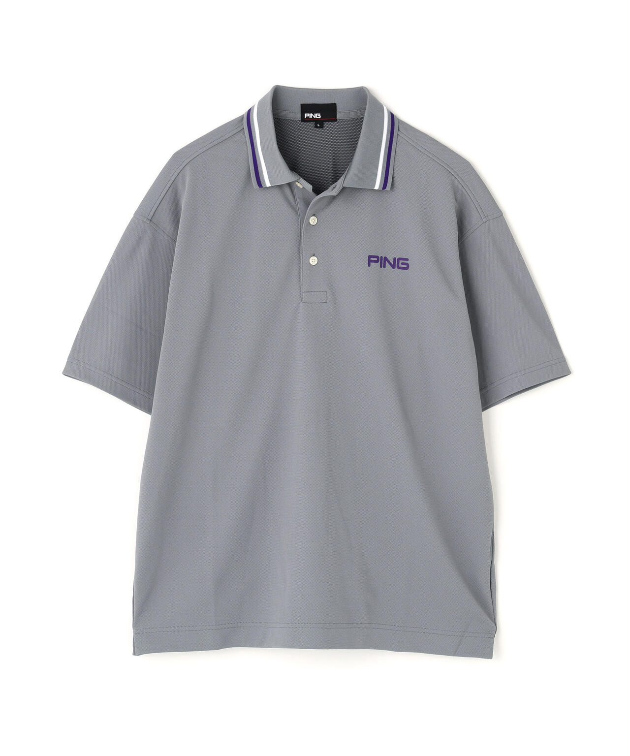 【PING APPAREL】Wメッシュ アセイヤーン半袖ポロシャツ <EARLY AUTUMN> (MENS)