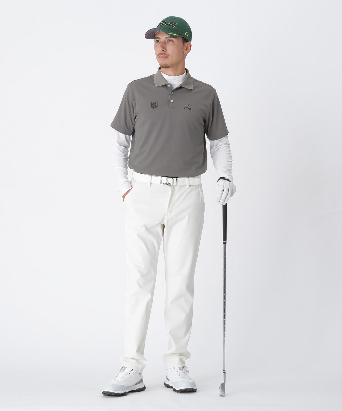 【PING APPAREL】鬼カノコレイヤードツインセット <NATIVE> (MENS)