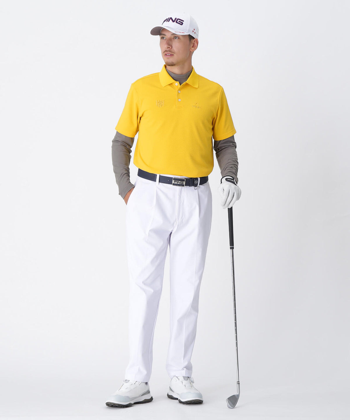 【PING APPAREL】鬼カノコレイヤードツインセット <NATIVE> (MENS)
