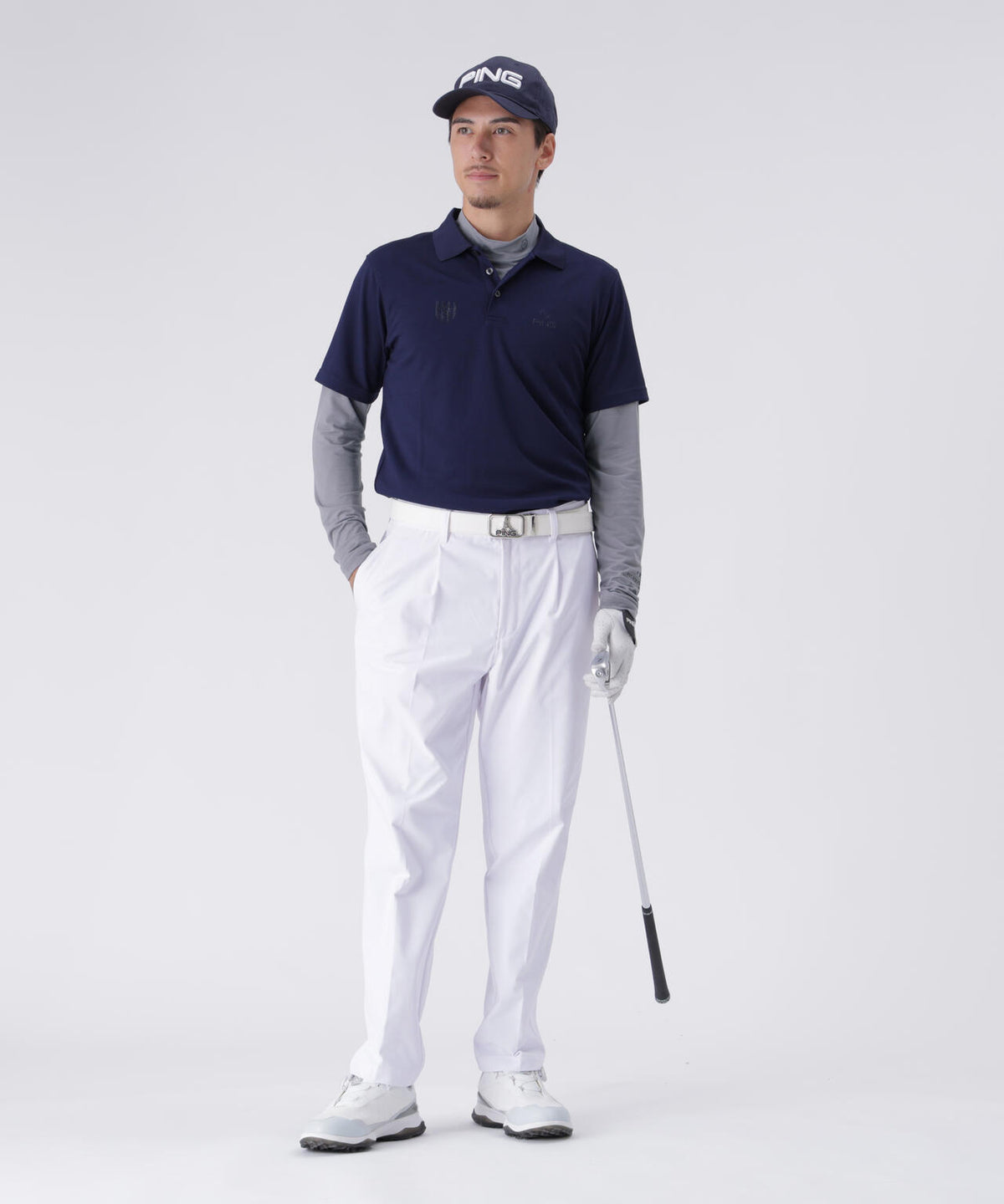 【PING APPAREL】鬼カノコレイヤードツインセット <NATIVE> (MENS)