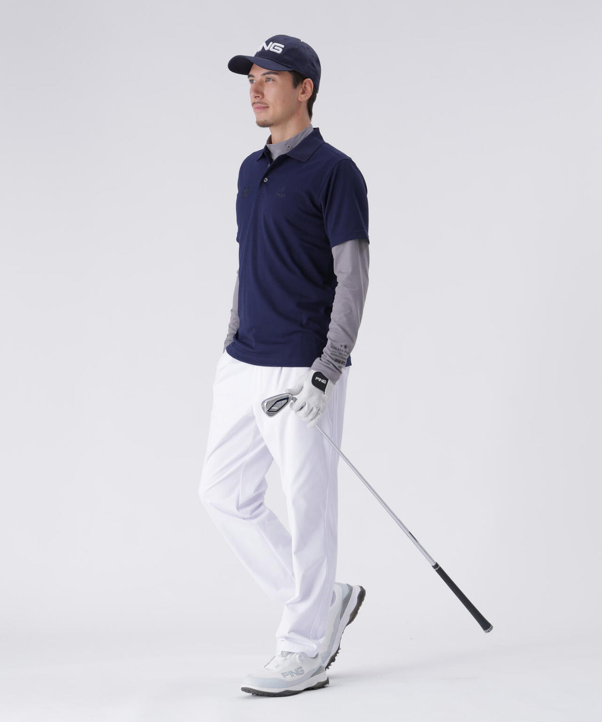 【PING APPAREL】鬼カノコレイヤードツインセット <NATIVE> (MENS)