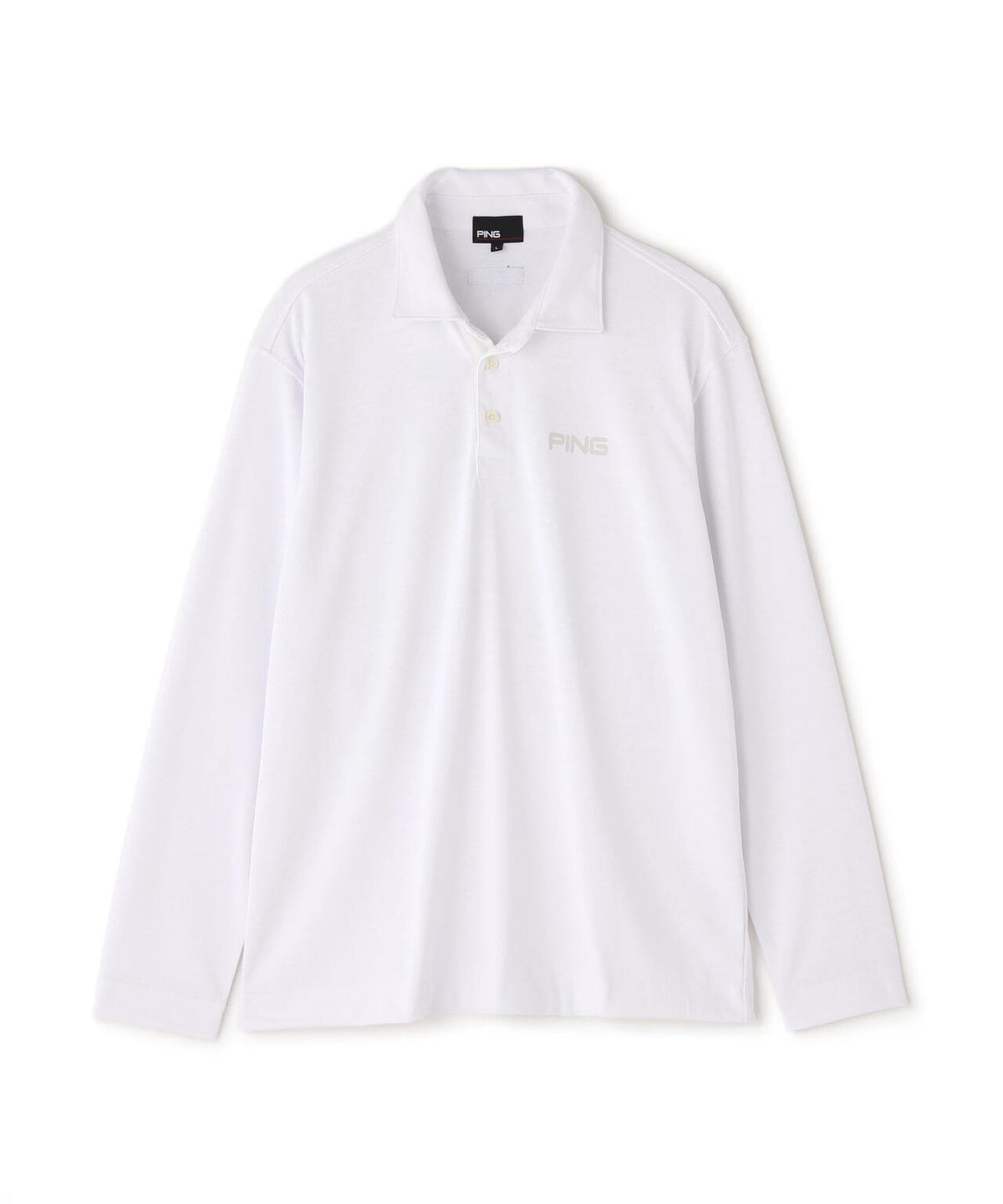 【PING APPAREL】引き揃え天竺ドライミックス長袖ポロシャツ <NATIVE> (MENS)
