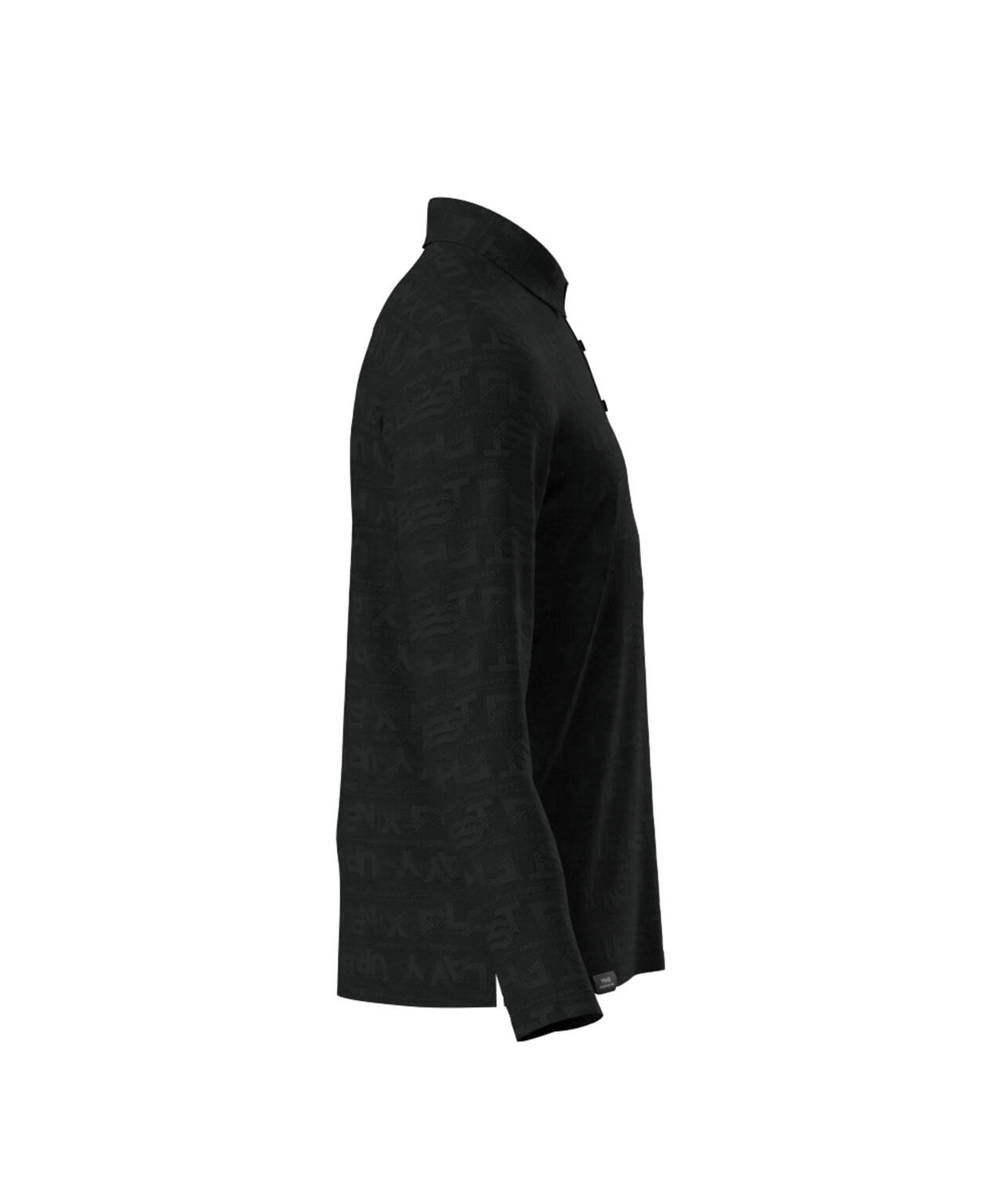 【PING APPAREL】凸凹PLAYロゴジャカード長袖ポロシャツ <PERFORMANCE> (MENS)